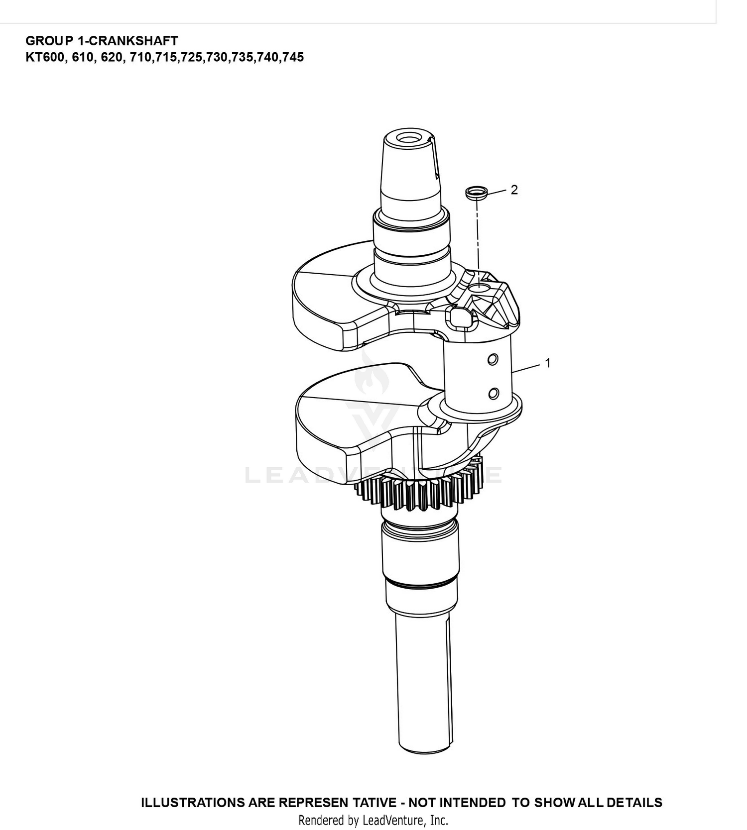 KT725-3109 CrankShaft