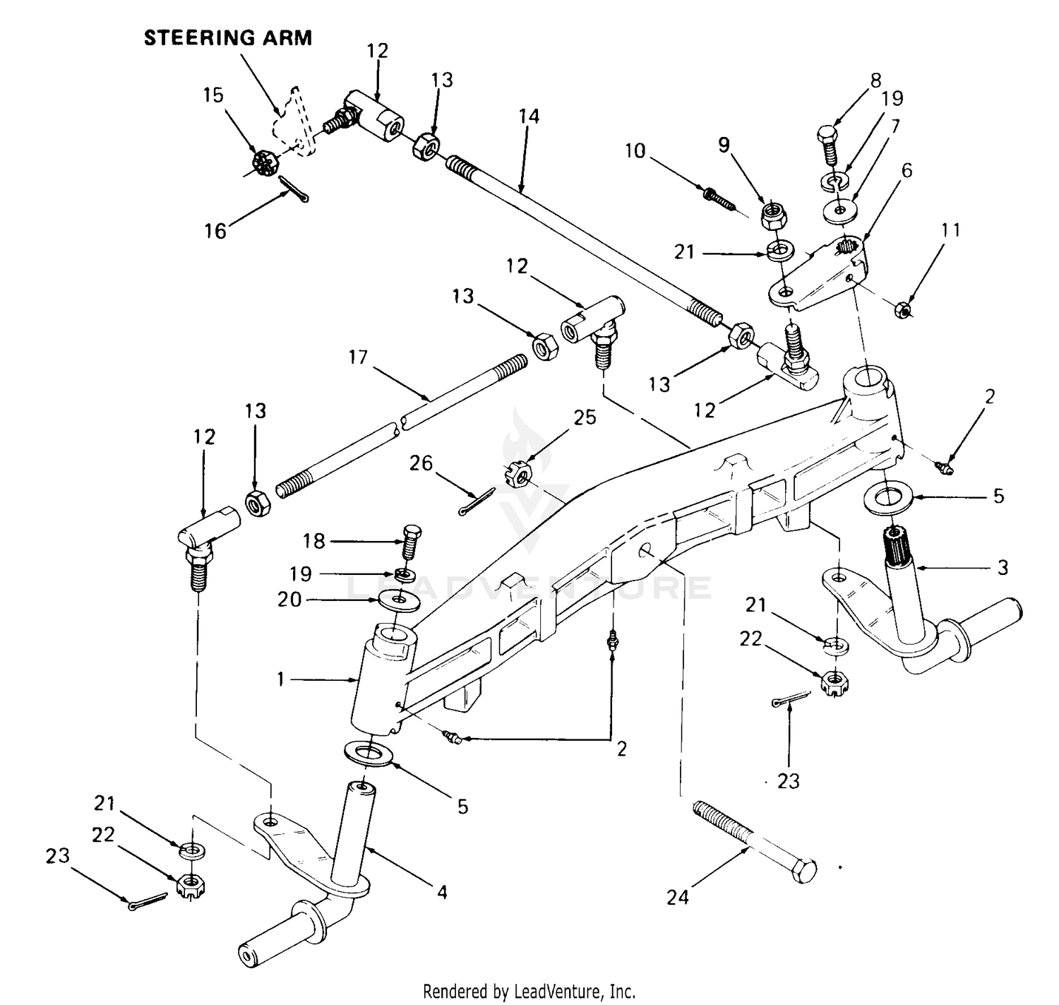 Front Axle And Connections