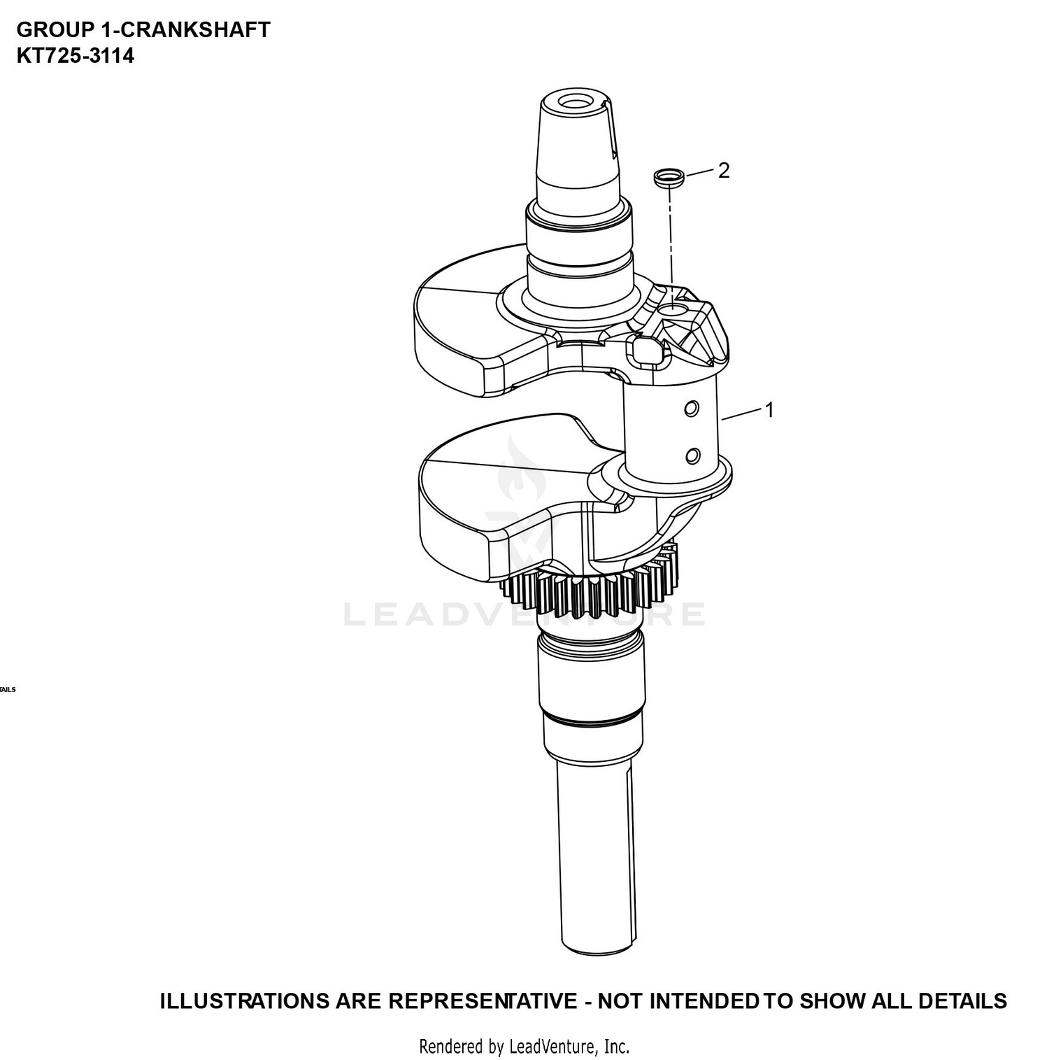 KT725-3114 CrankShaft