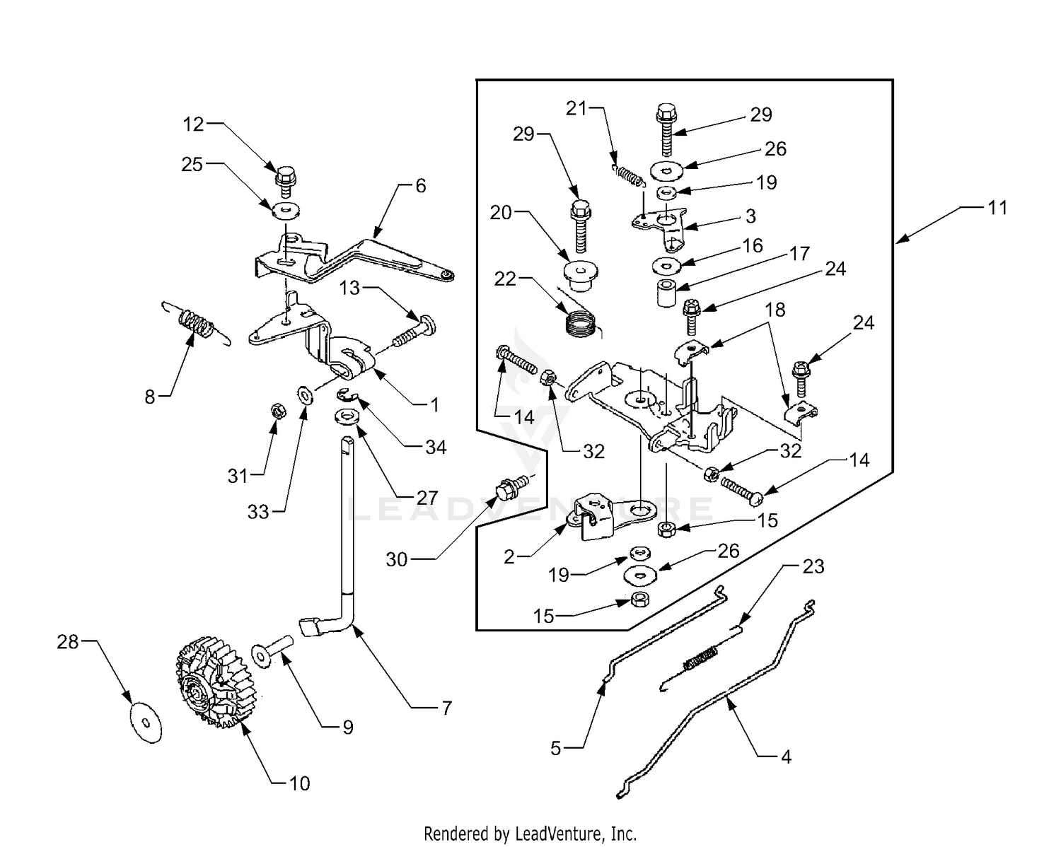 Control Linkage And Governor