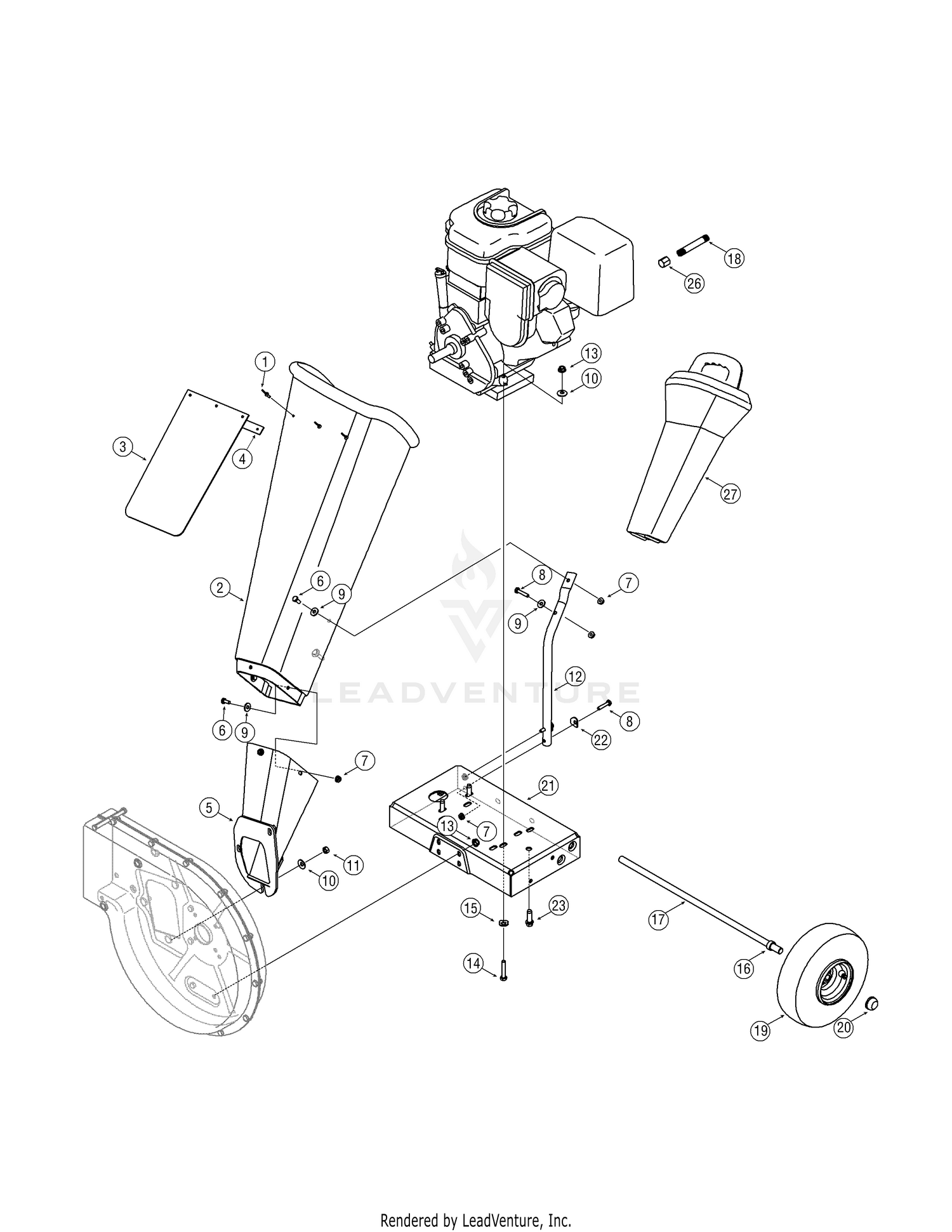 Chute & Frame Assembly