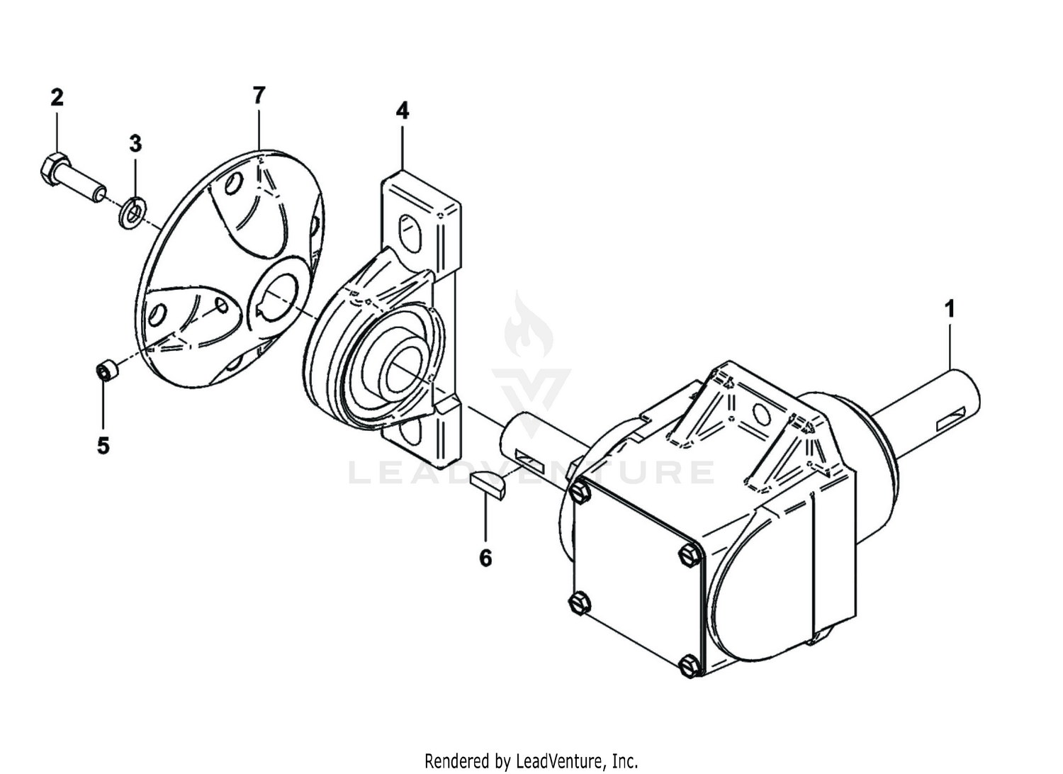A2058 Gearbox Sub-Assembly
