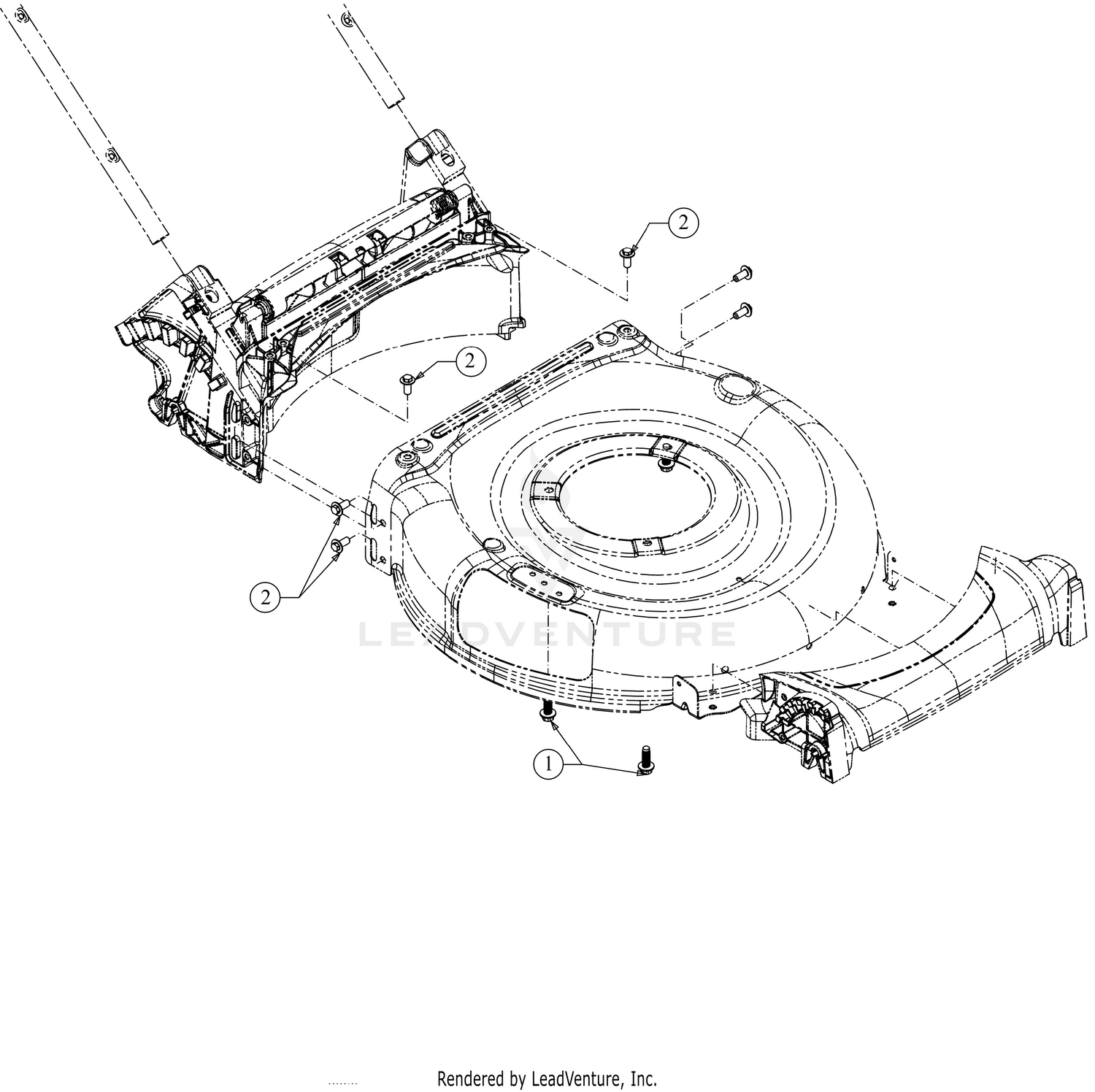 Troy Bilt 12AVB2AQ715 TB 240 2016 General Hardware