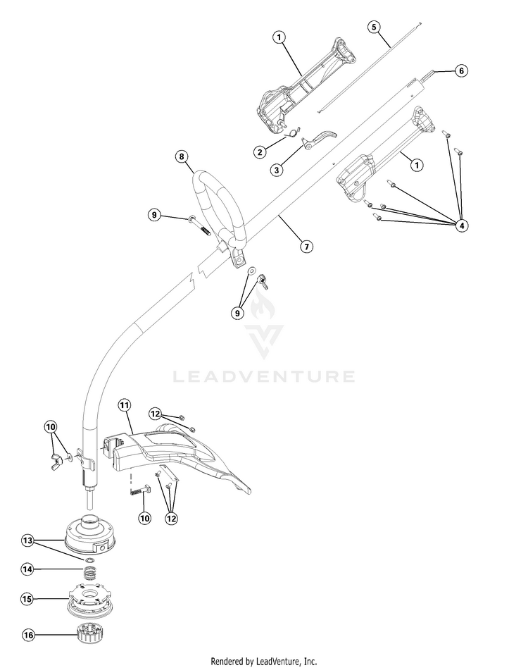 Bolens BL100 41AD100G163 41AD100G163 BL100 Gas String Trimmers