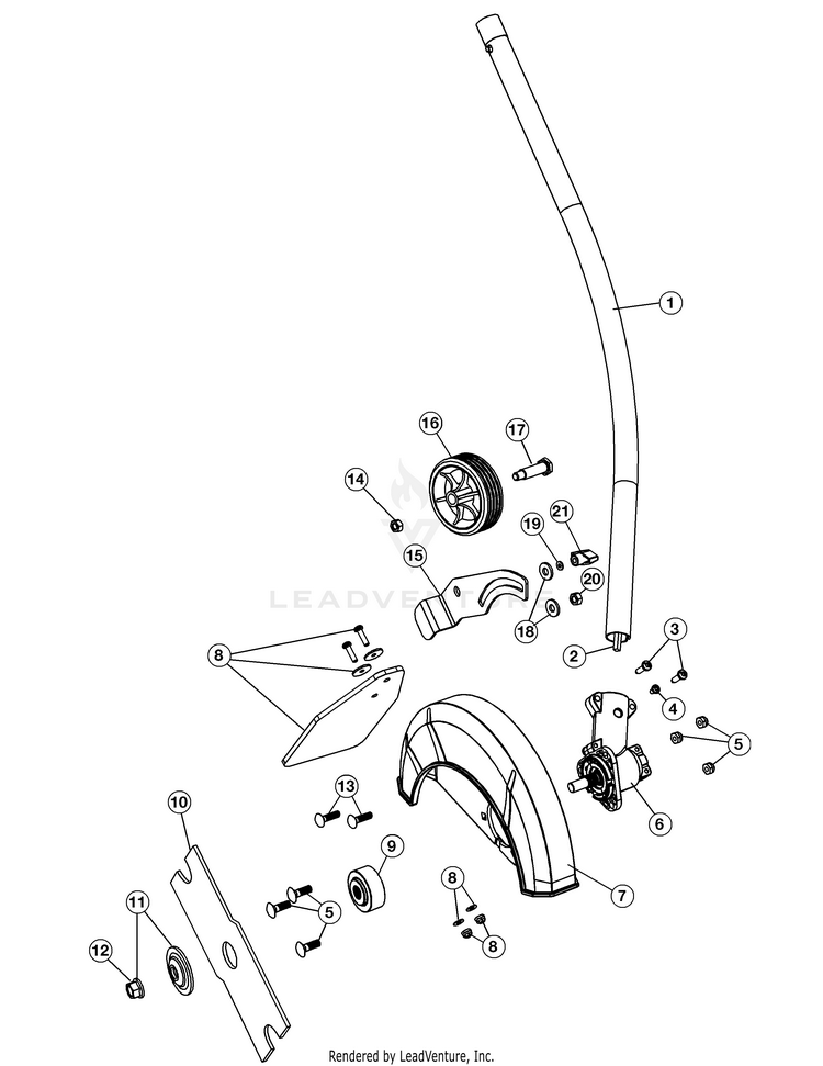 TrimmerPlus by MTD LE720 41AJLEC902 Edger Attachment PartsWarehouse