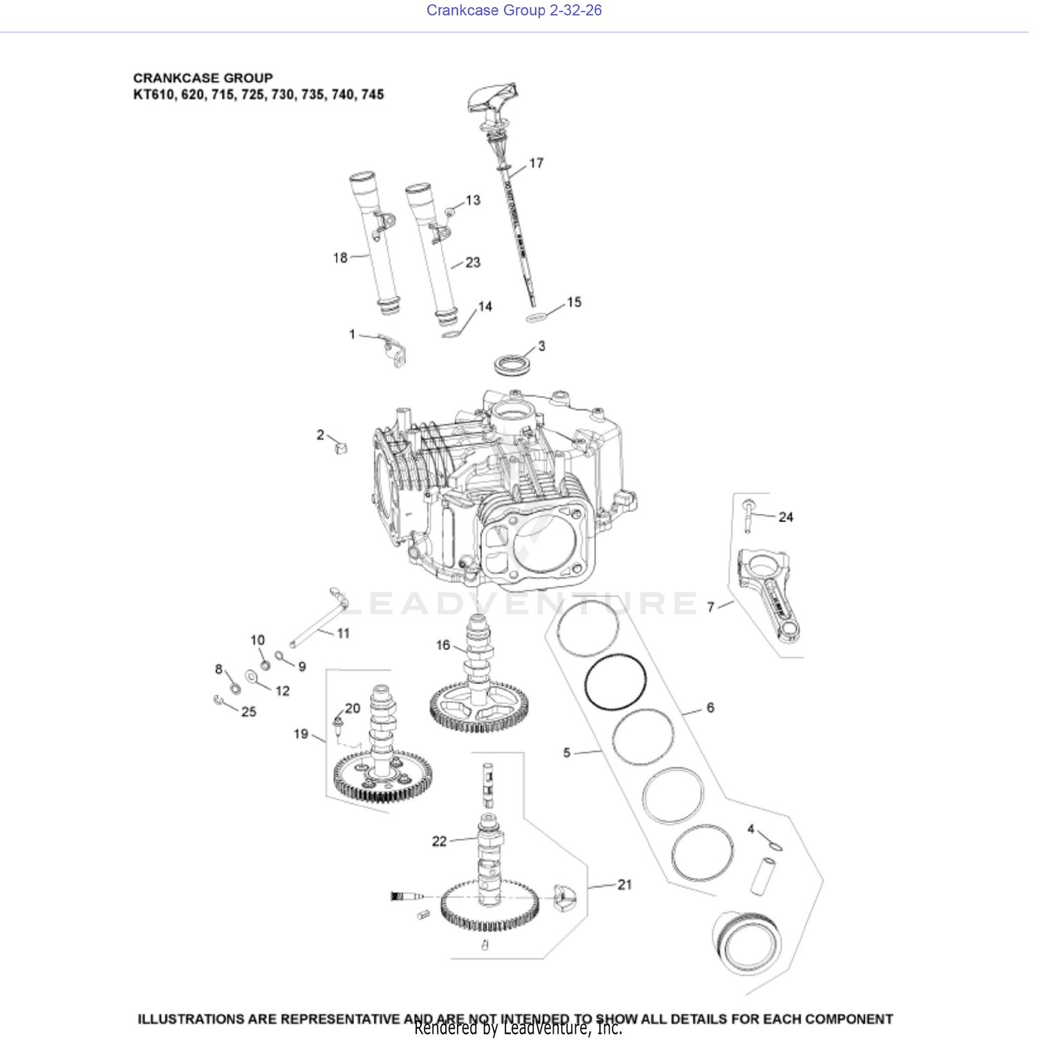 KT730-3044 Crankcase