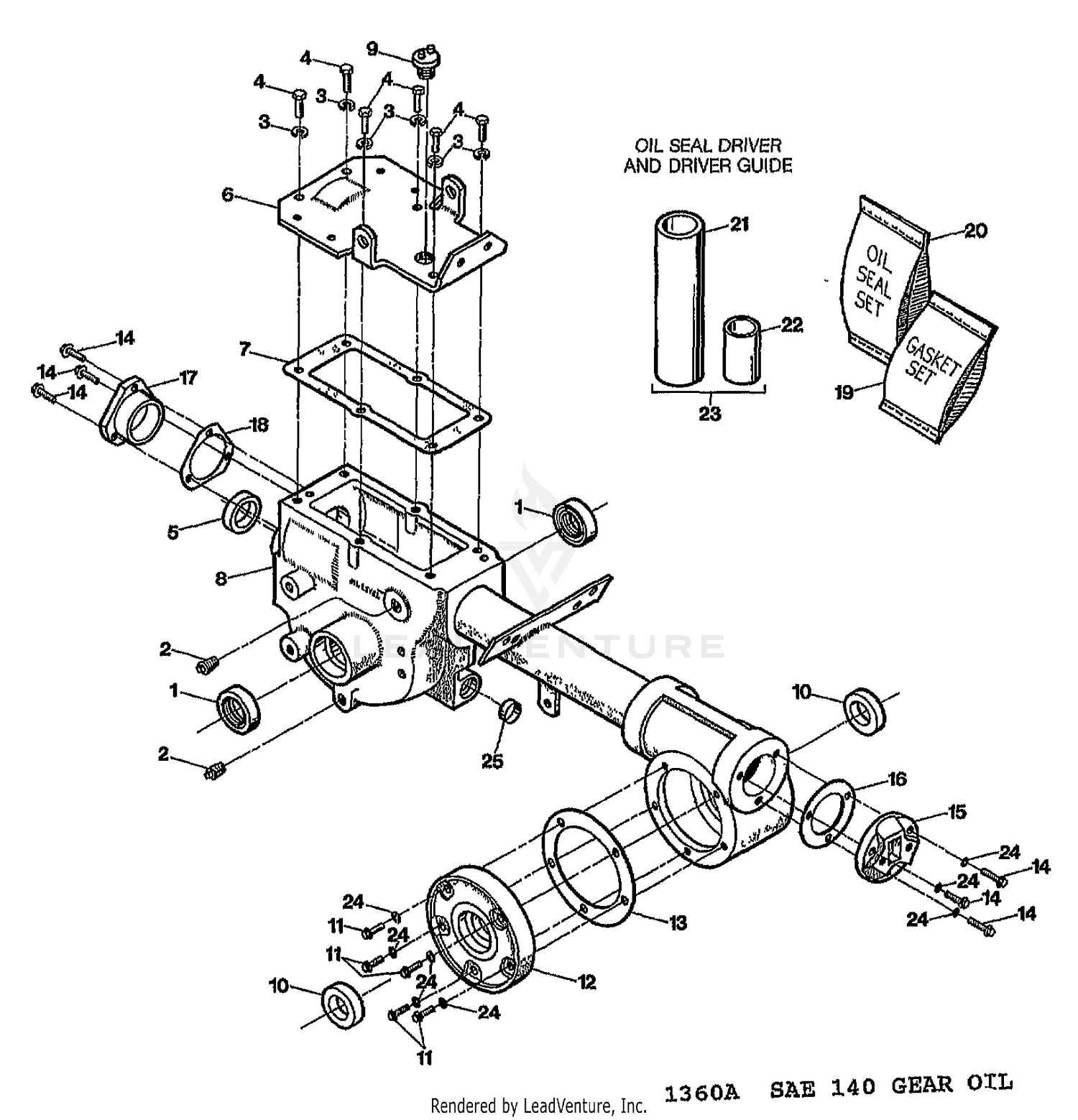 TRANSMISSION HSG. & SEALS/GASKETS