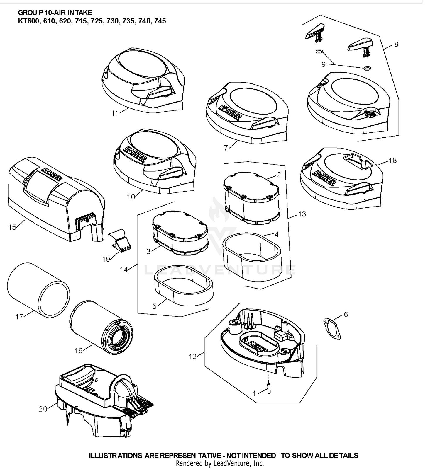 KT735-3092 Air Intake