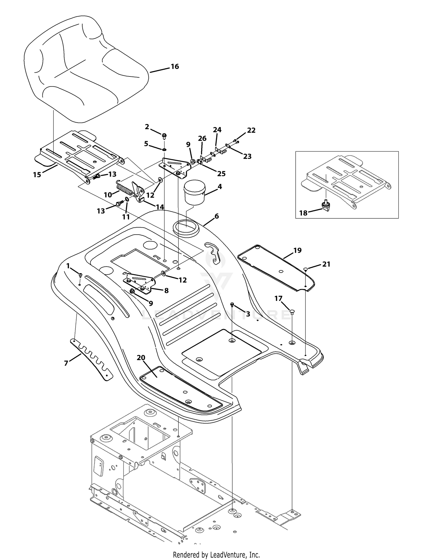 Seat and Fender