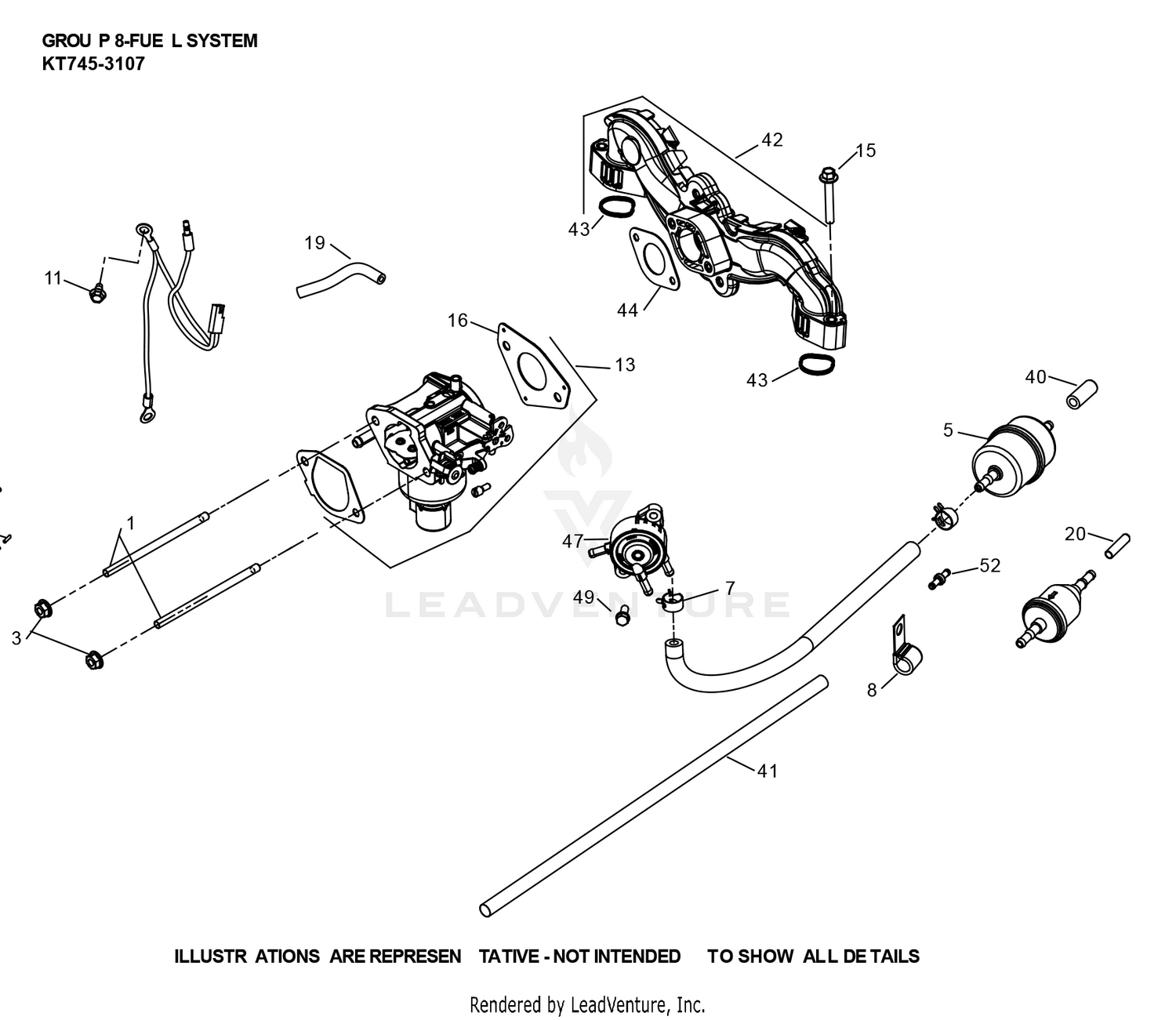 KT745-3107 Fuel System