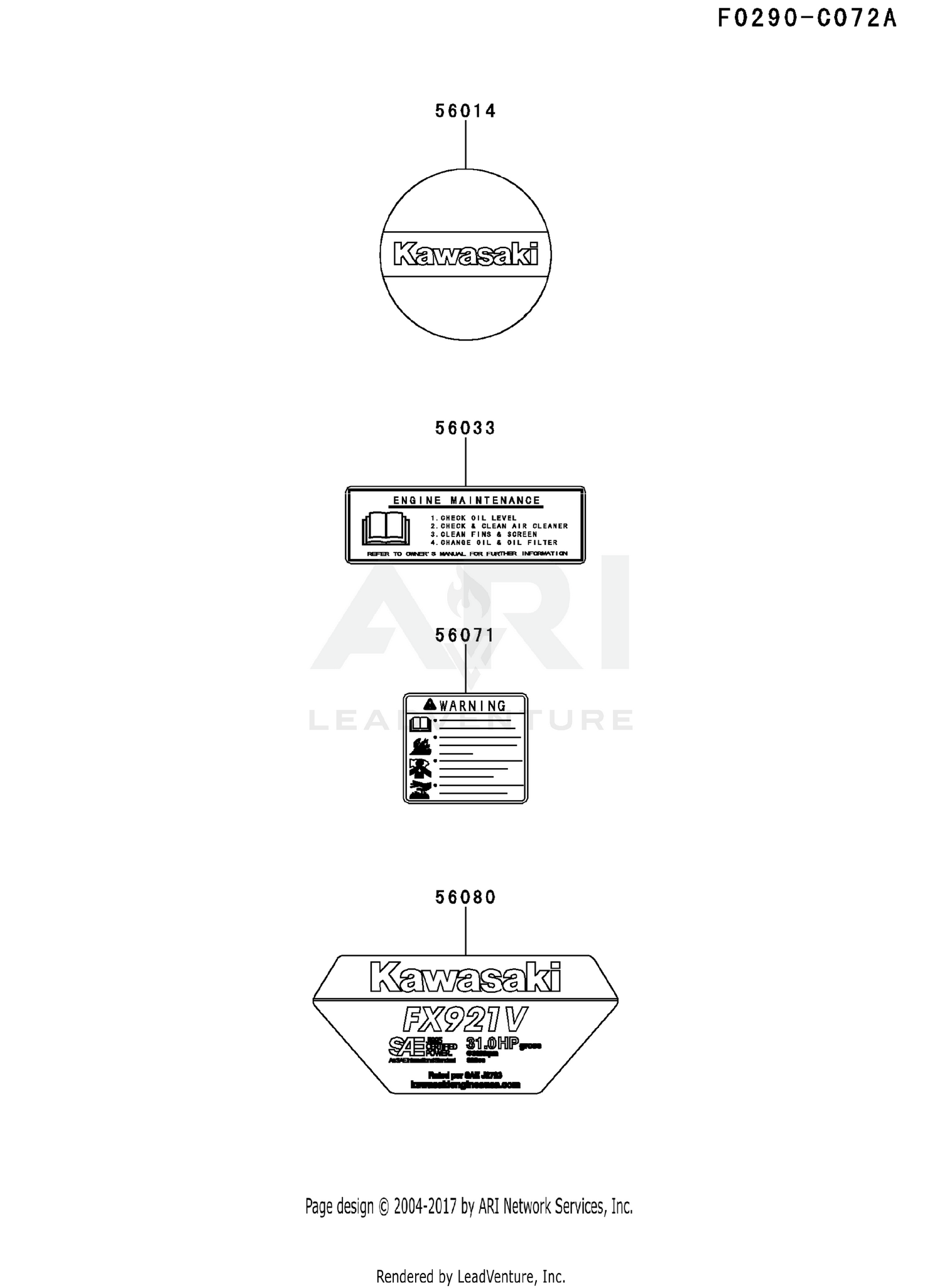 FX921V-BS13 LABEL