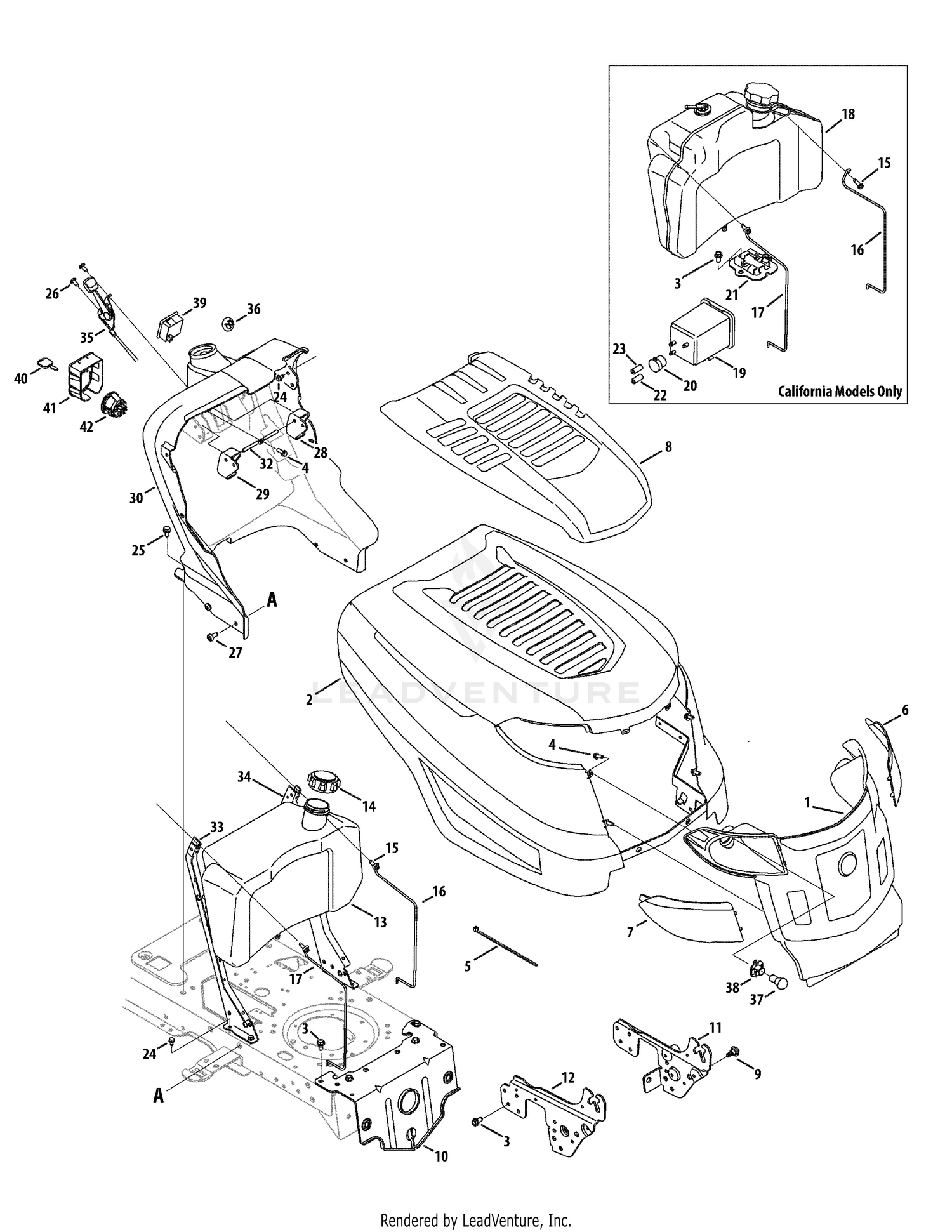 Hood & Dash Assembly