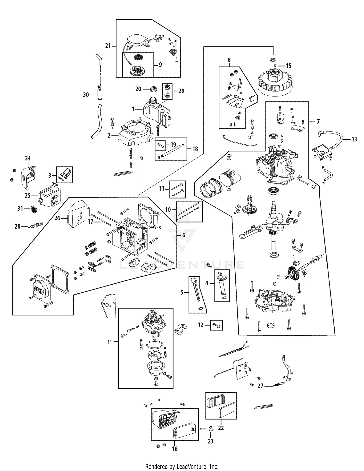 Engine Assembly 1P65MC