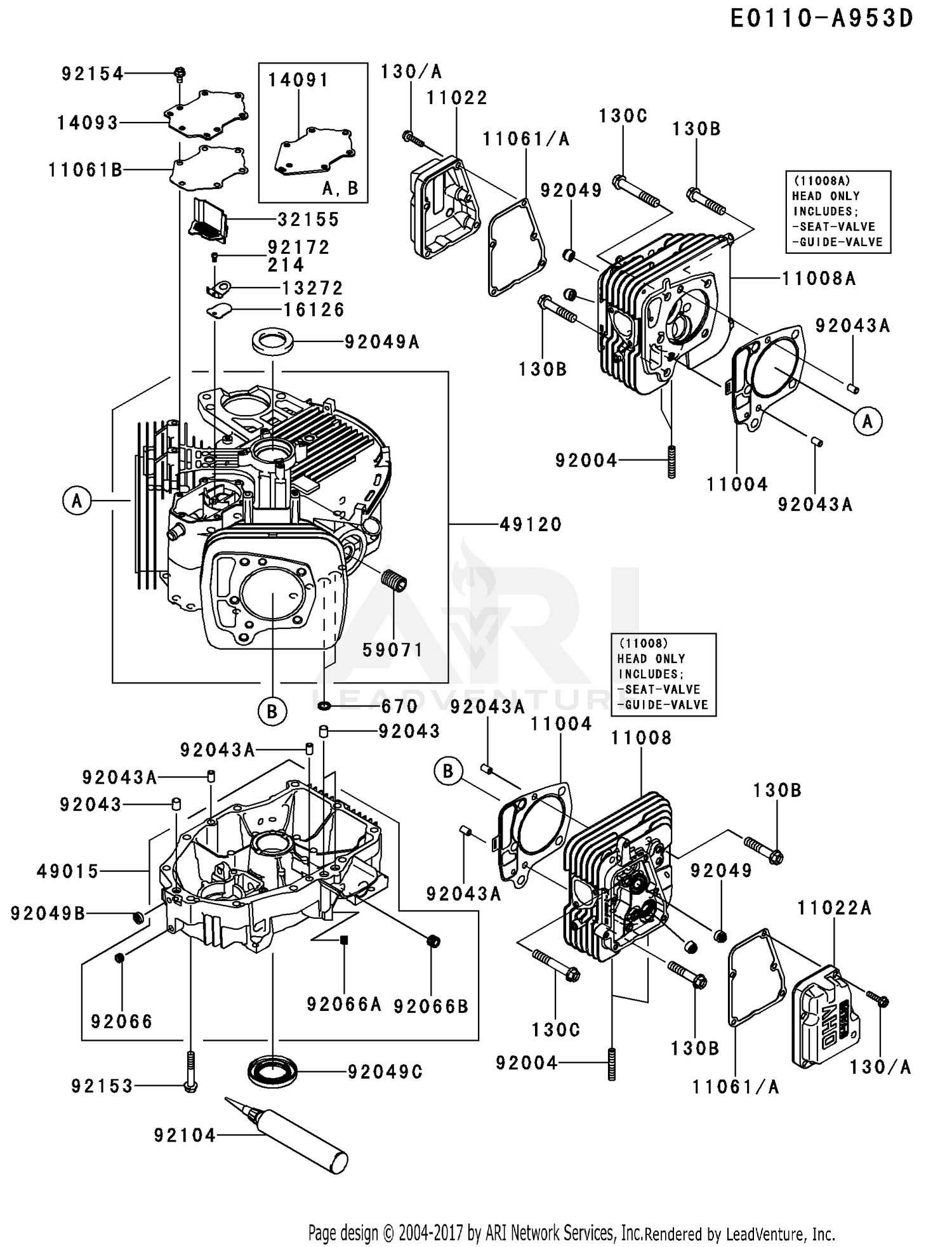 FR730V-ES05 CYLINDER CRANKCASE