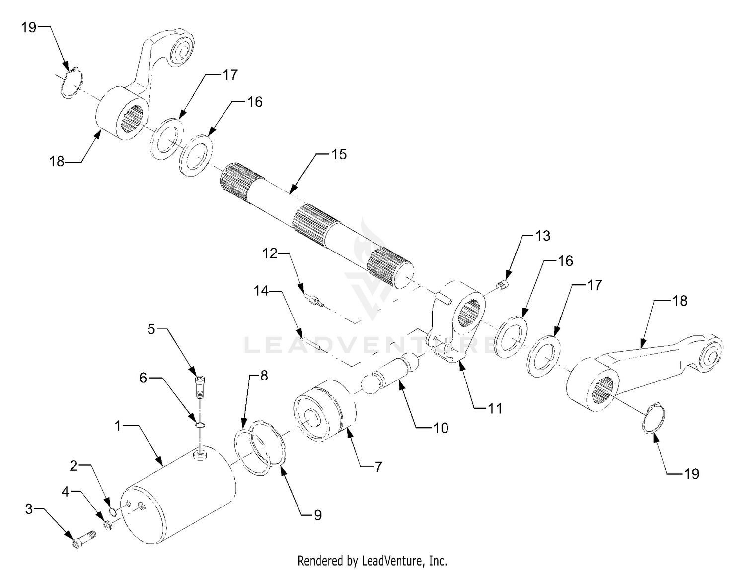 Hydraulic Lift Arm Group