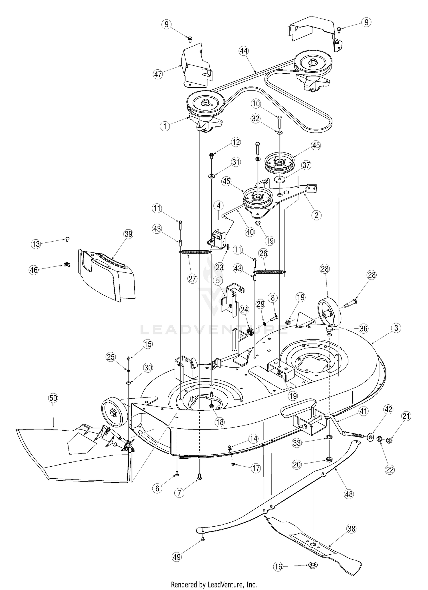 Troy bilt pony mower deck diagram new arrivals