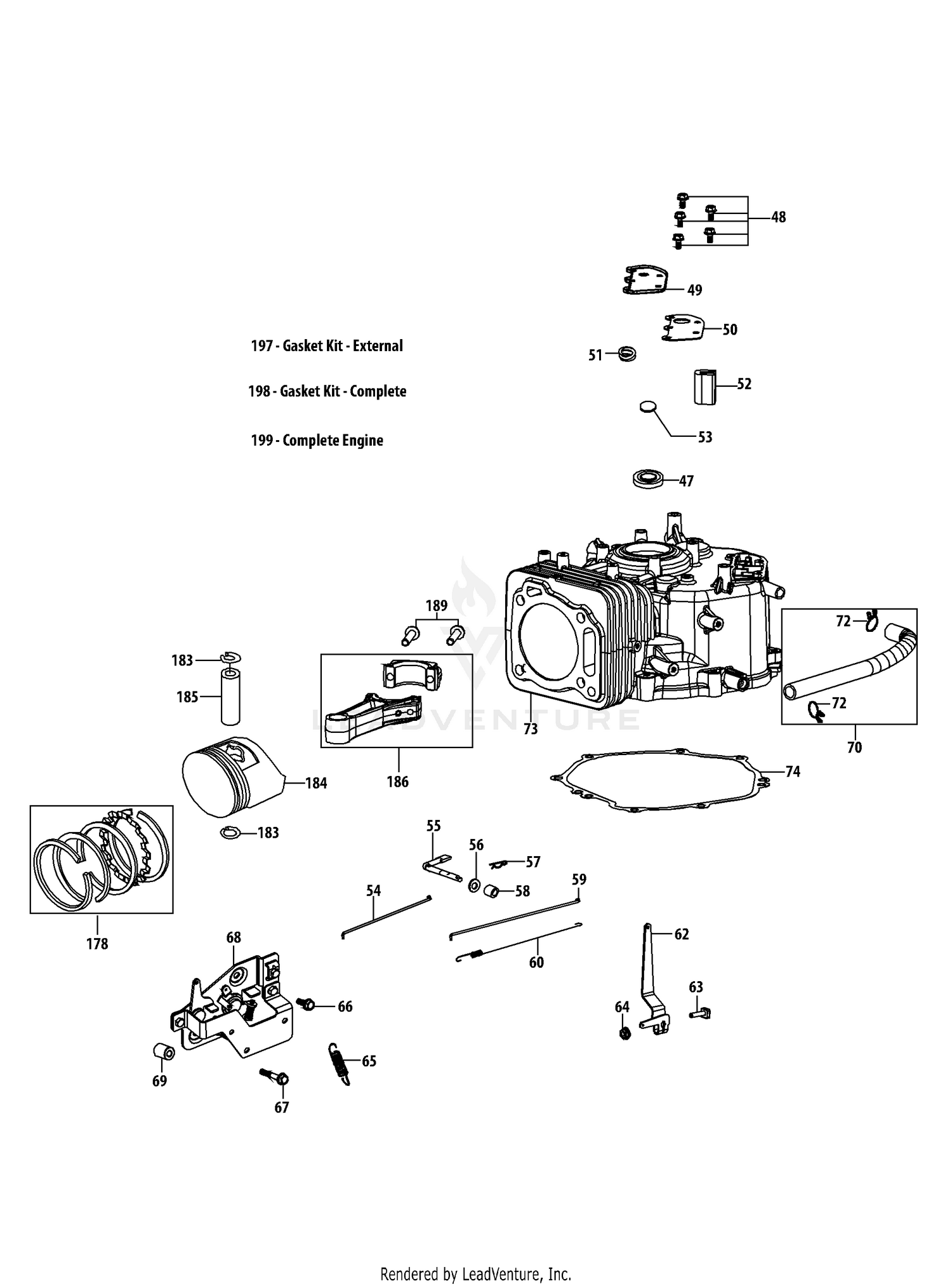 4P90JUB Crankcase
