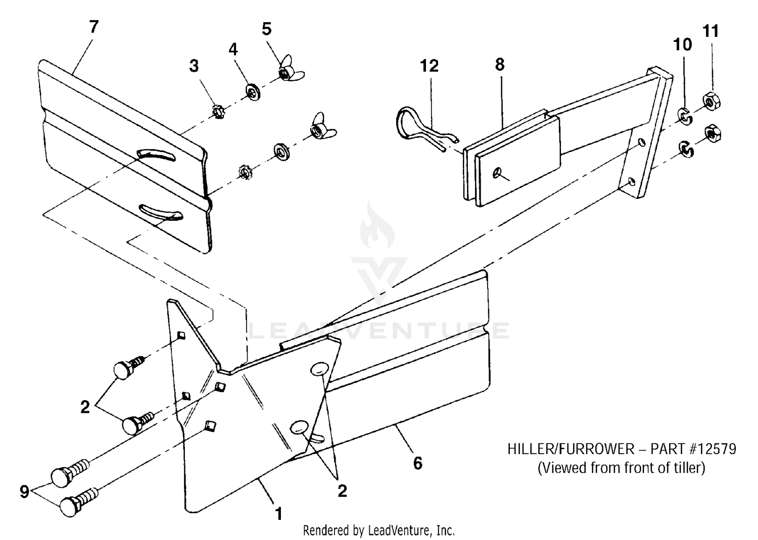 Hiller / Furrower Attachment