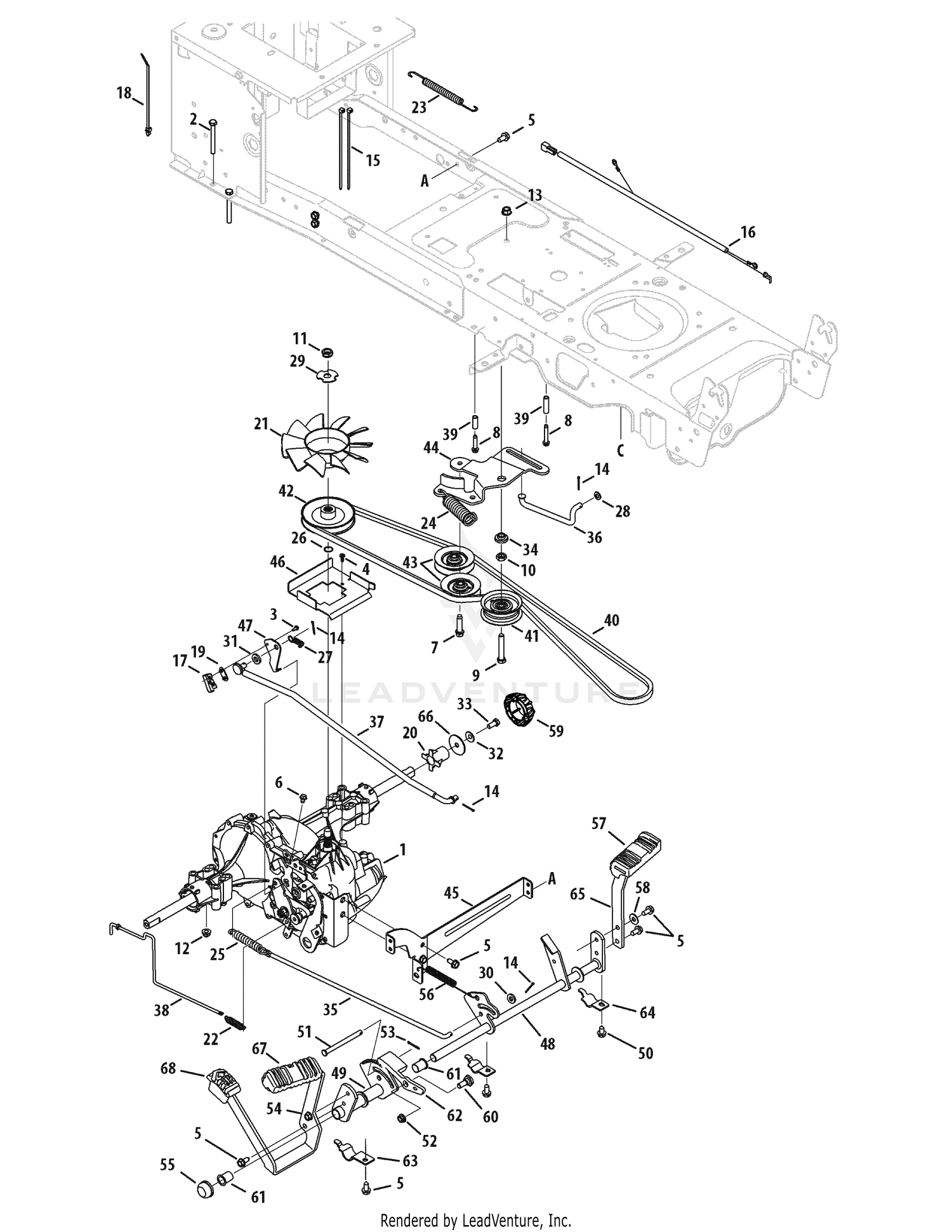 25+ Cub Cadet Ltx 1045 Deck Diagram