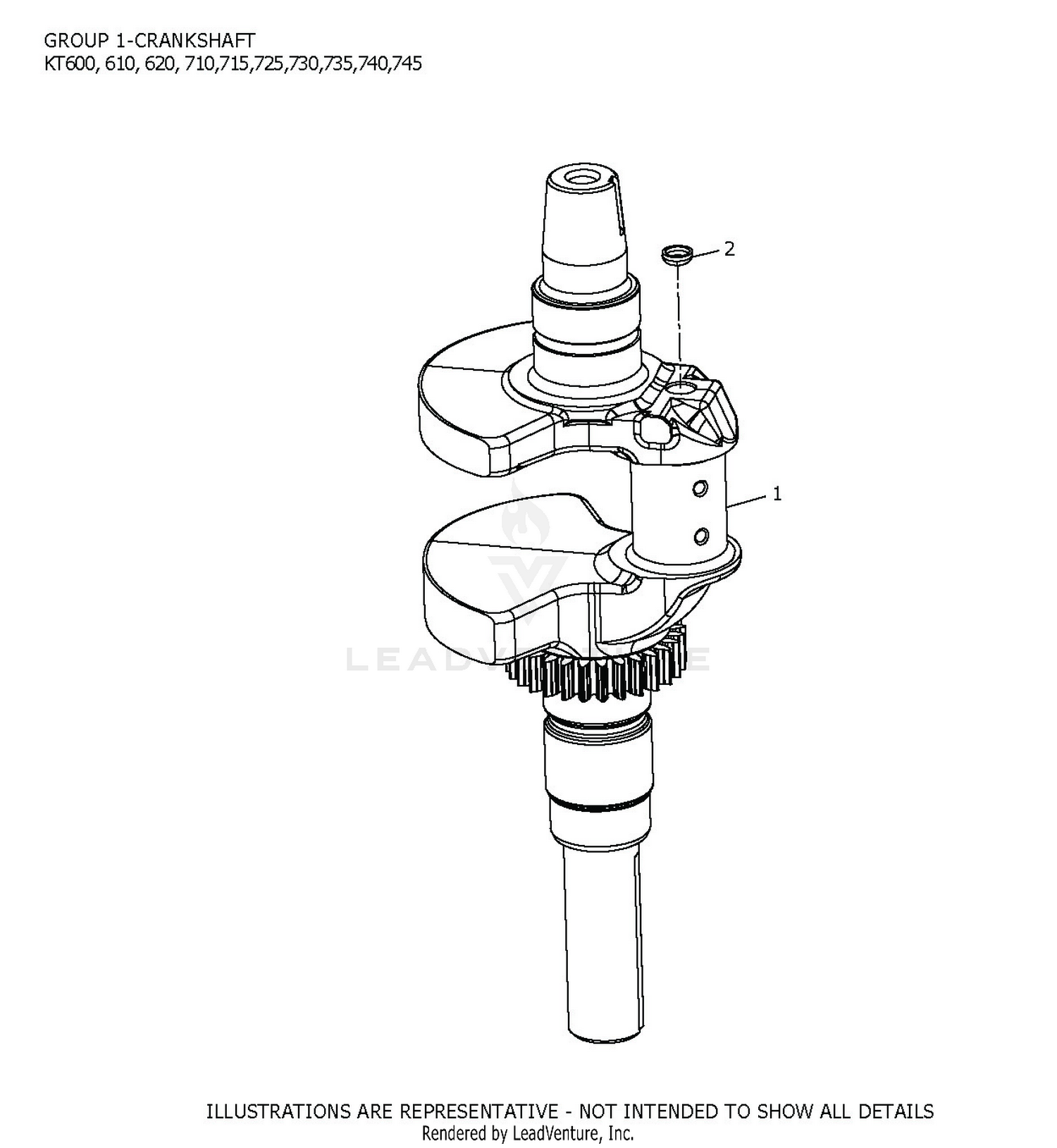 KT725-3101 CrankShaft