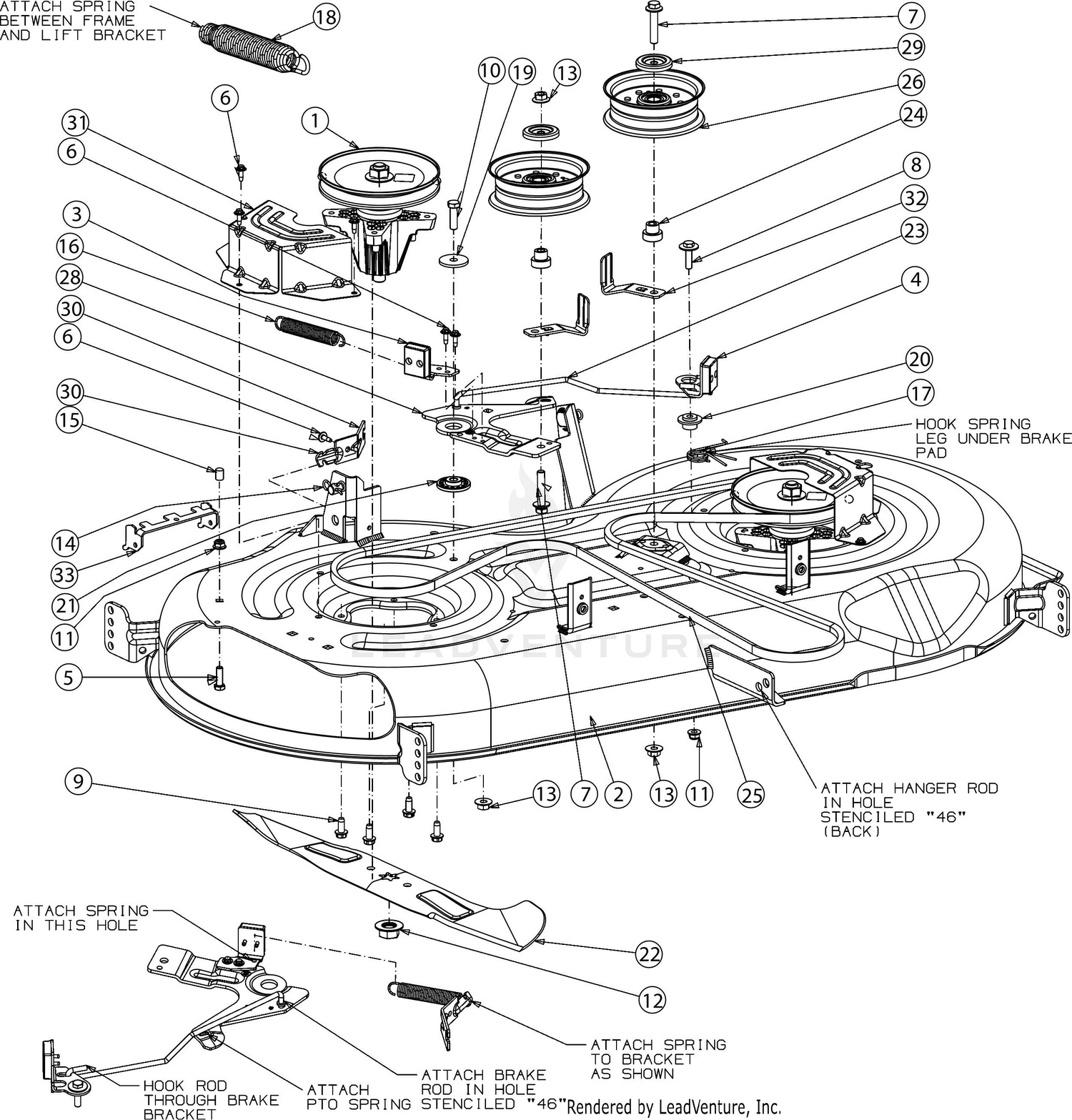 Cub cadet xt1 cheap 46 deck belt