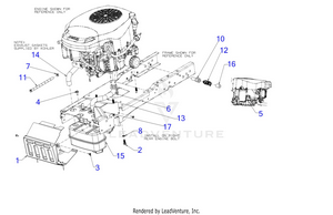 Cub Cadet XT1 LT46 Tractor 13APA1CT009 2018 Engine Accessories