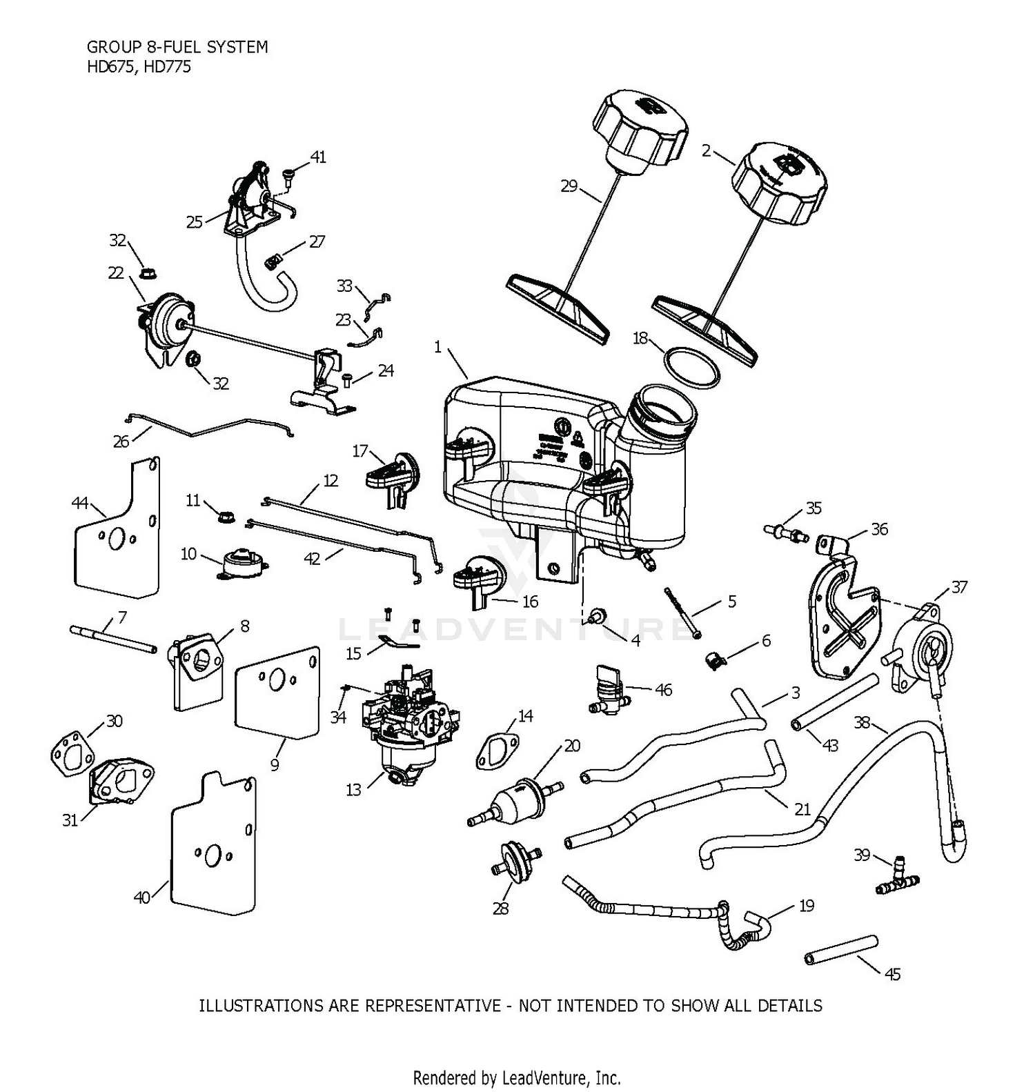 HD775-3115 Fuel System