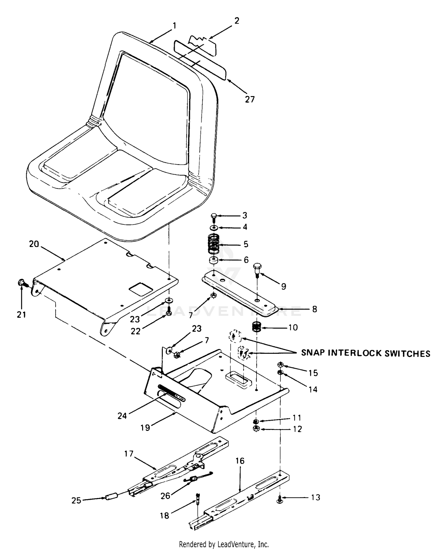 Seat And Track Assembly