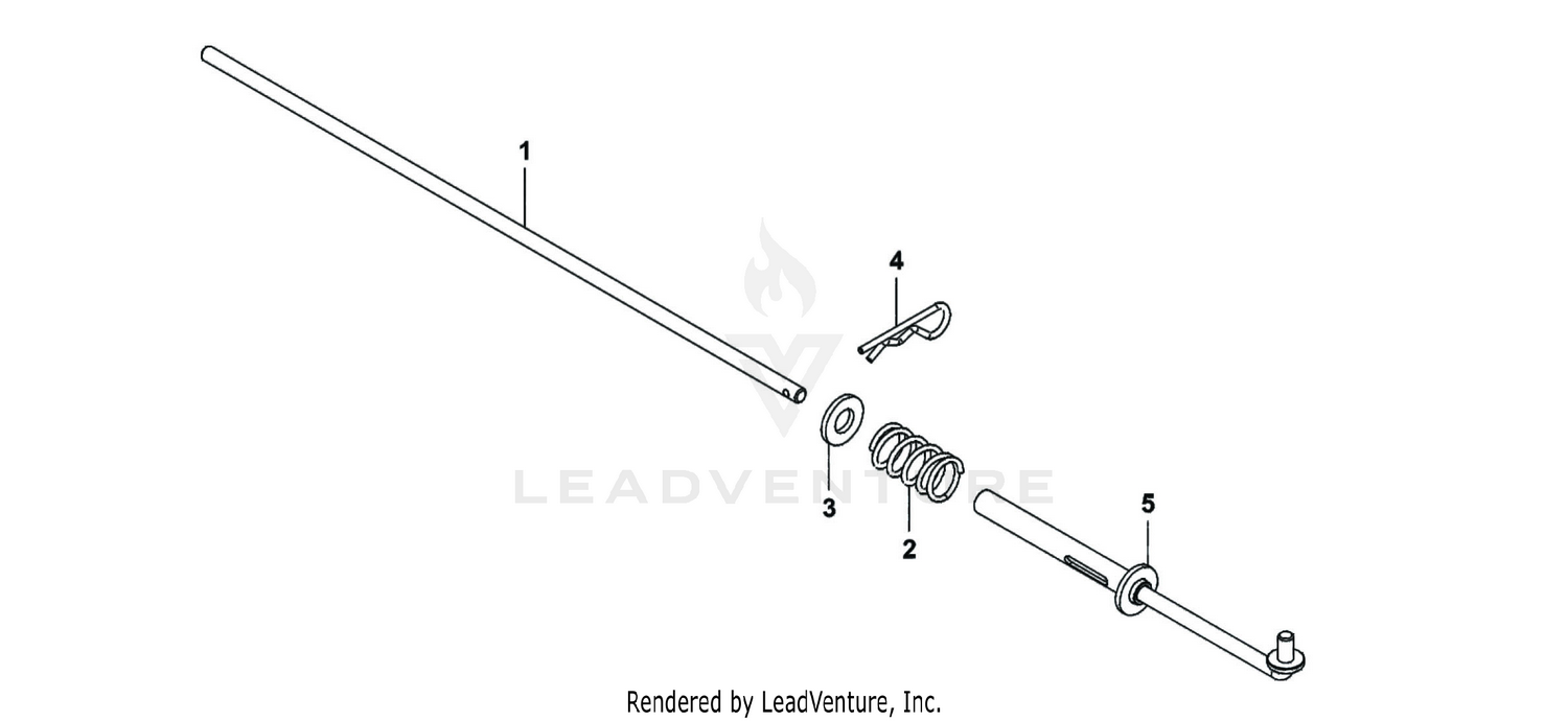 A2107 Latch Rod Assembly