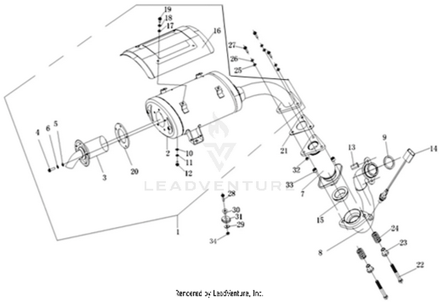 Muffler 550cc