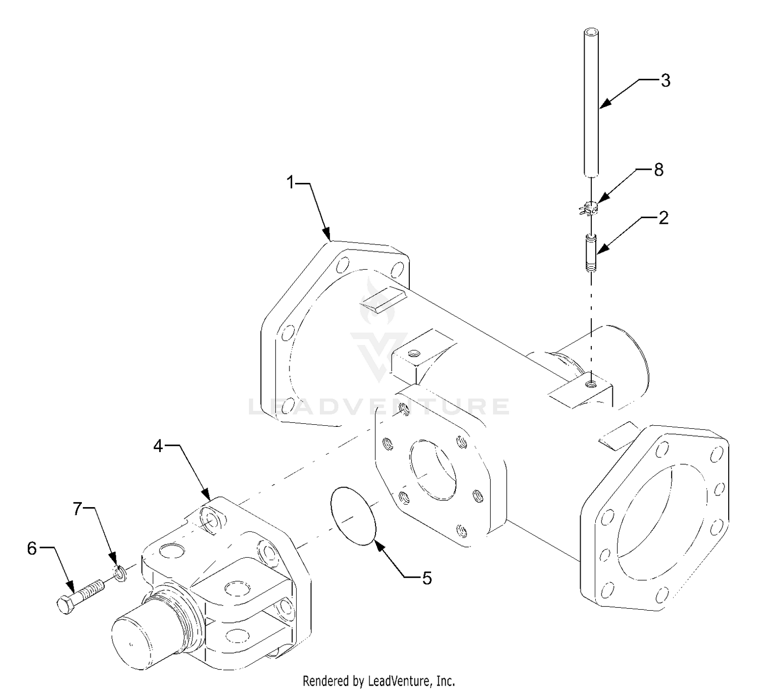 Front Axle Support Group