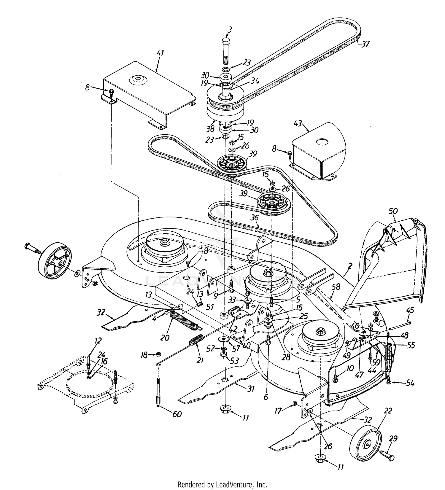Deck Assembly "H"