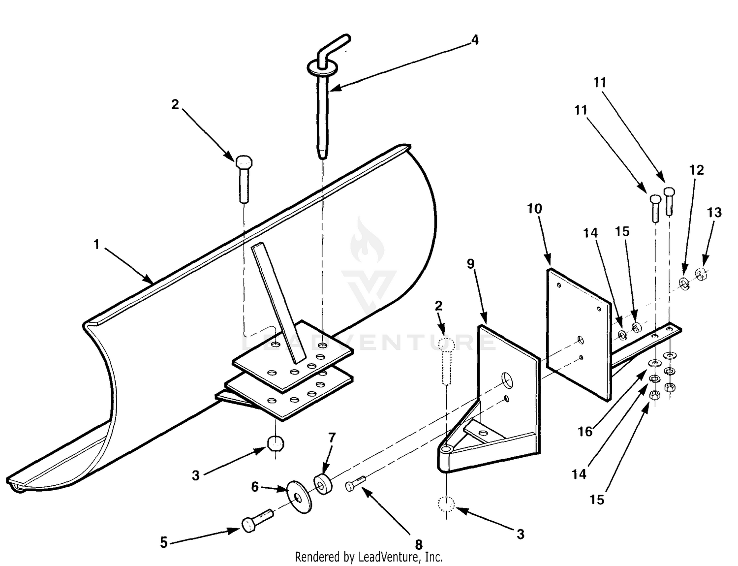 12584 Dozer/Snow Blade Attachment