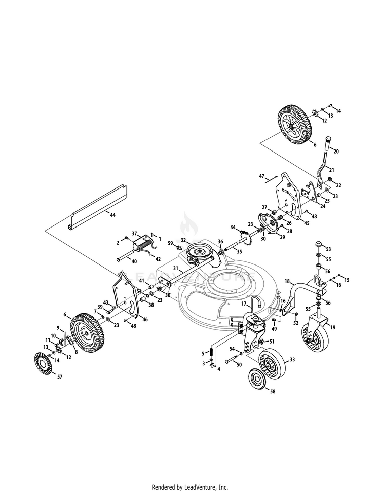 Craftsman by MTD 12AE999P099 (247.887761) (2011) Self-Propelled Walk ...