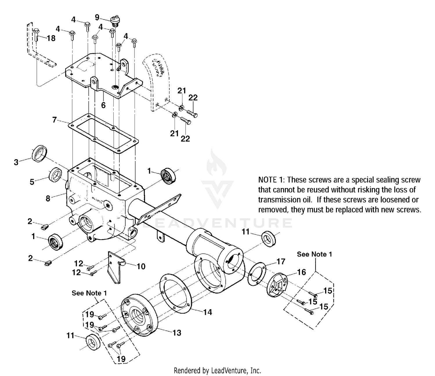Transmission Housing, Covers, Seals, Gaskets, Plugs