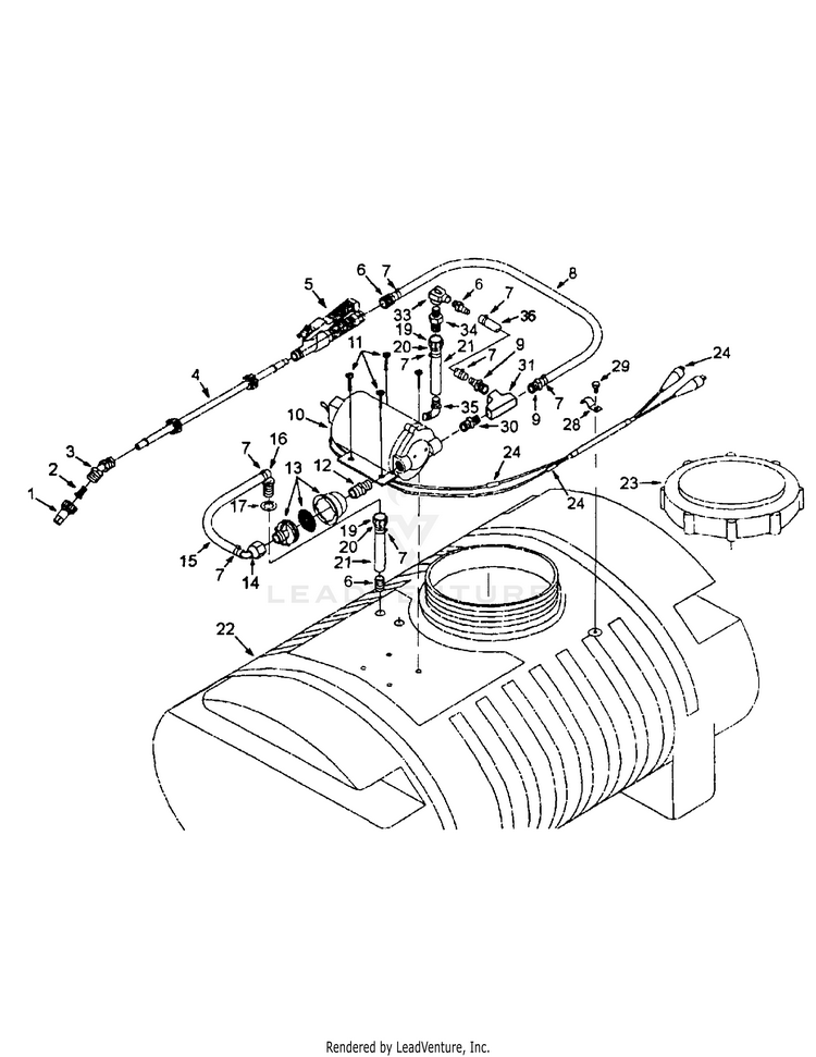 MTD Pro Sprayers SY 15, 56A700195 PartsWarehouse