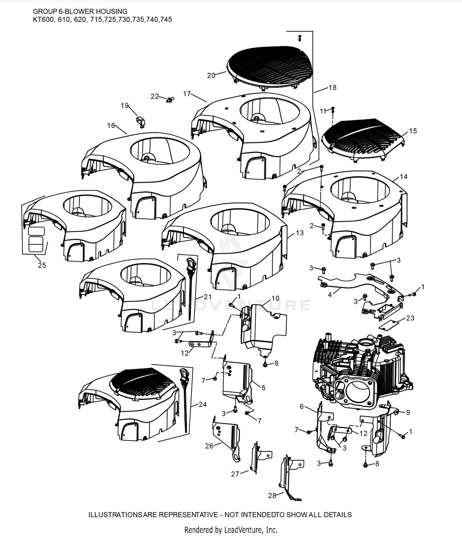 KT735-3102 Blower Housing
