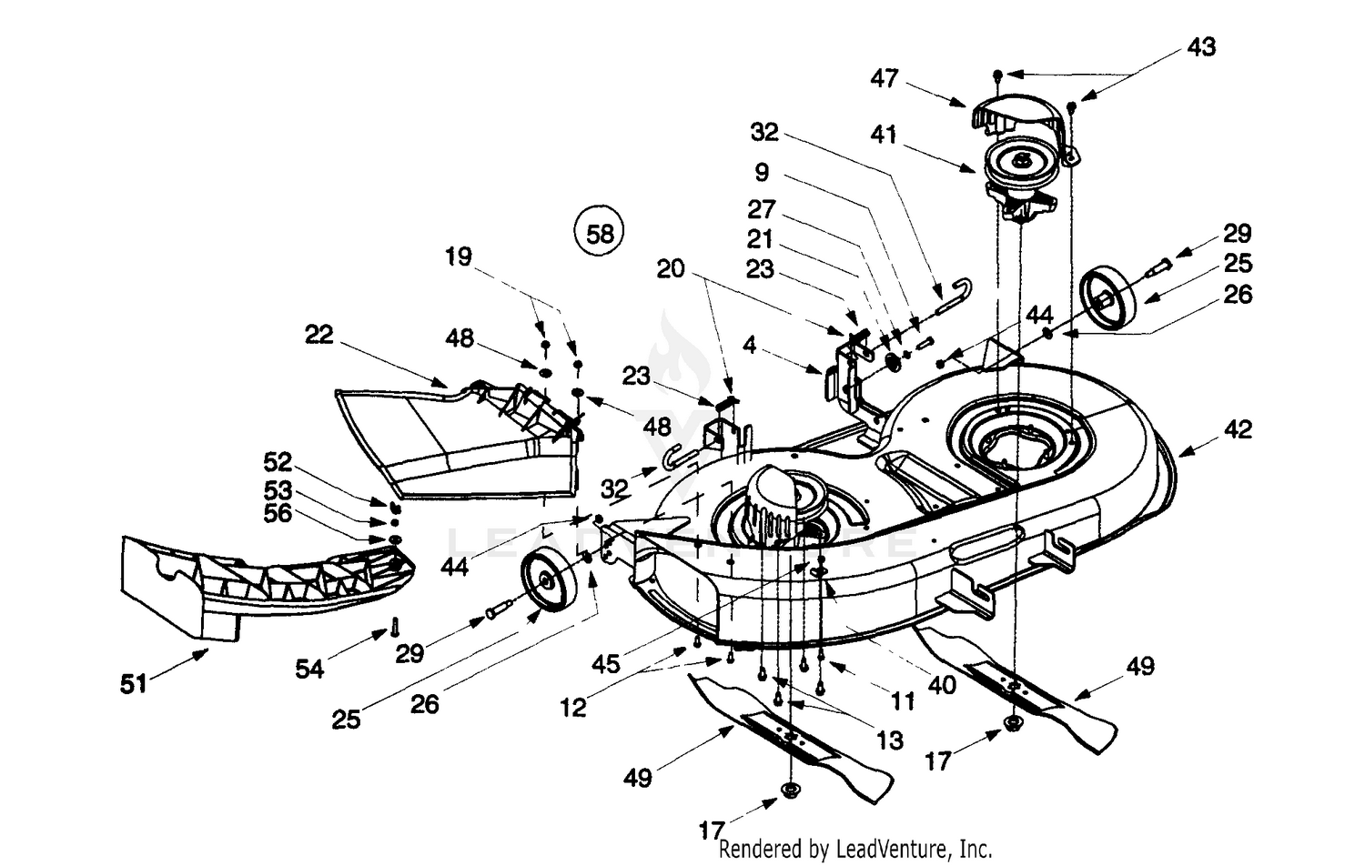 Deck Assembly G 42 Inch