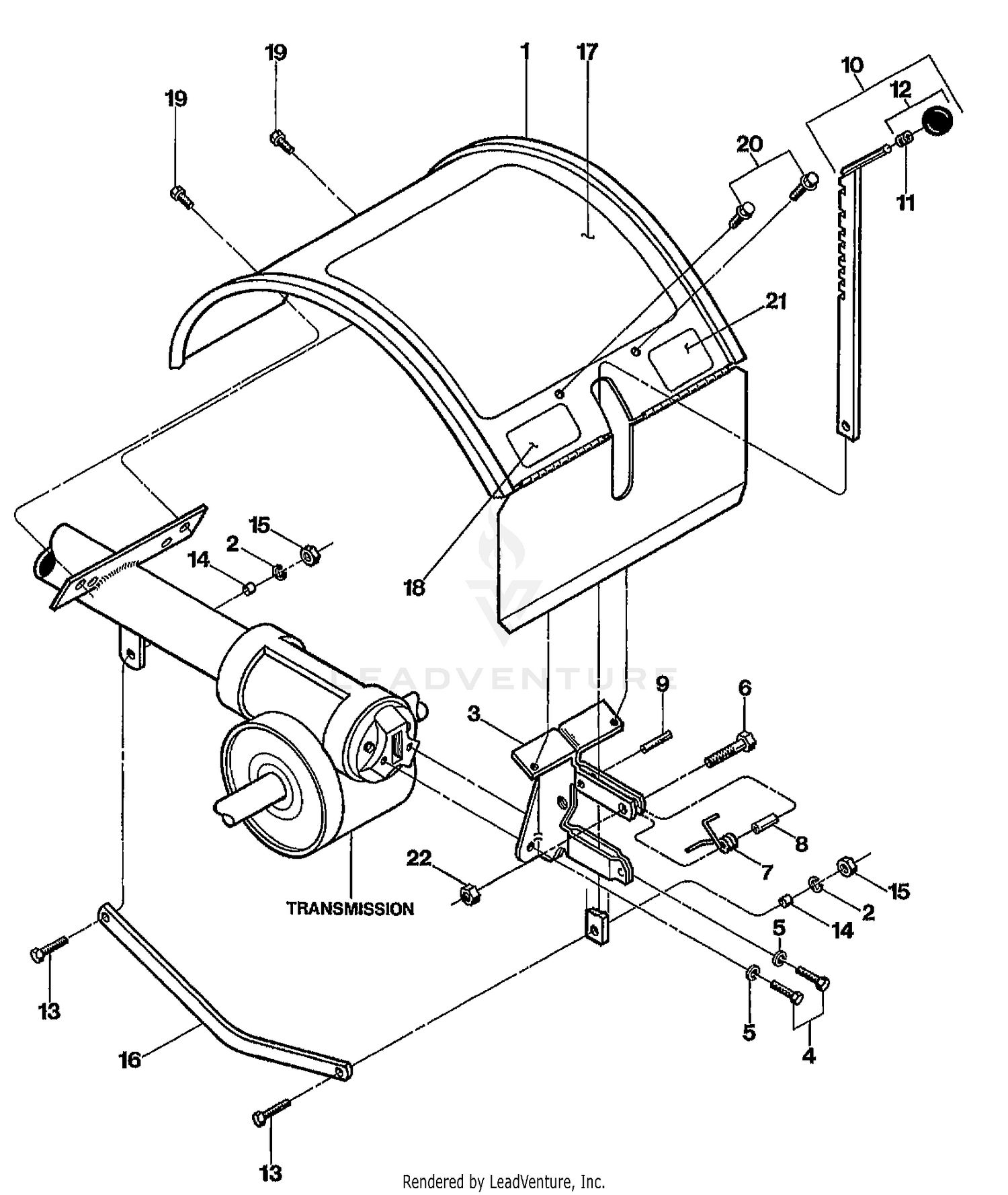 HOOD & DEPTH REGULATOR