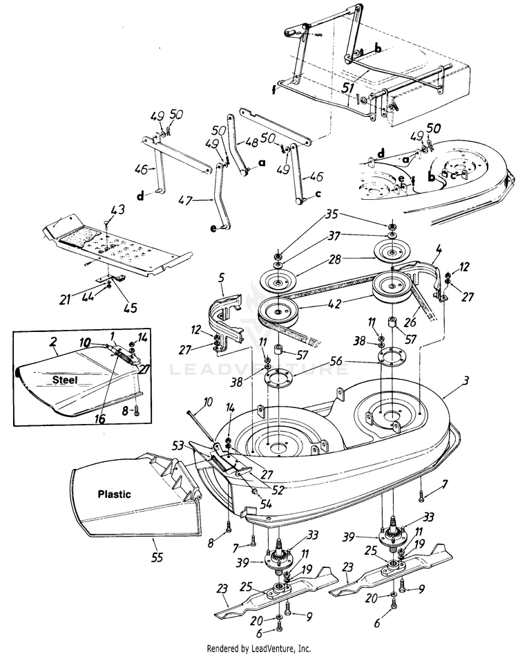 MTD 190836000 (1989) Lawn Tractor PartsWarehouse