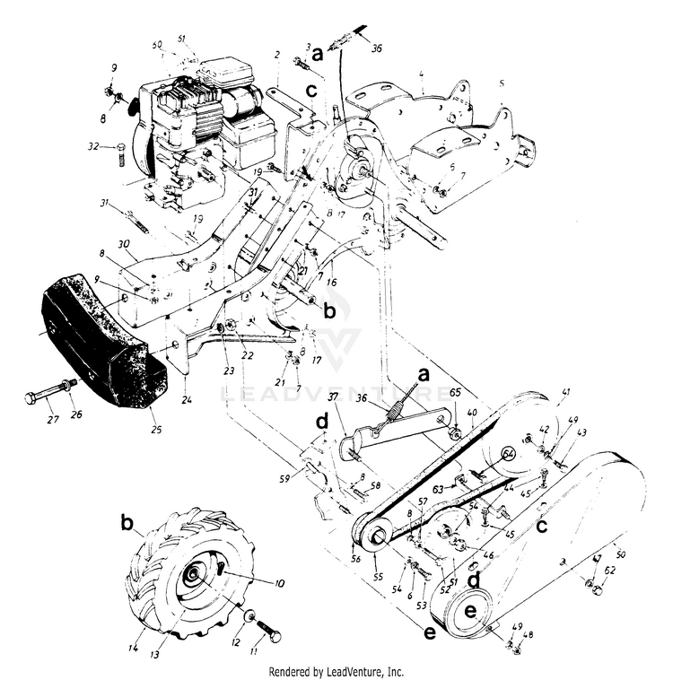 Carburatore Carb Con Guarnizione Per Huskee 26750TSC Tiller W - Foto 9