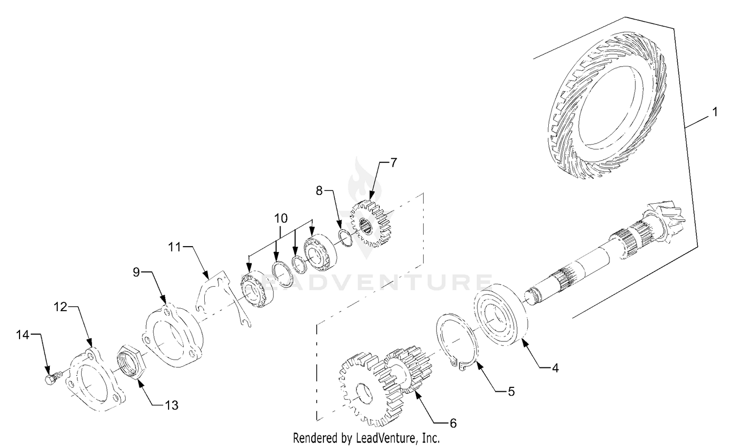 Spiral Bevel Gear Group