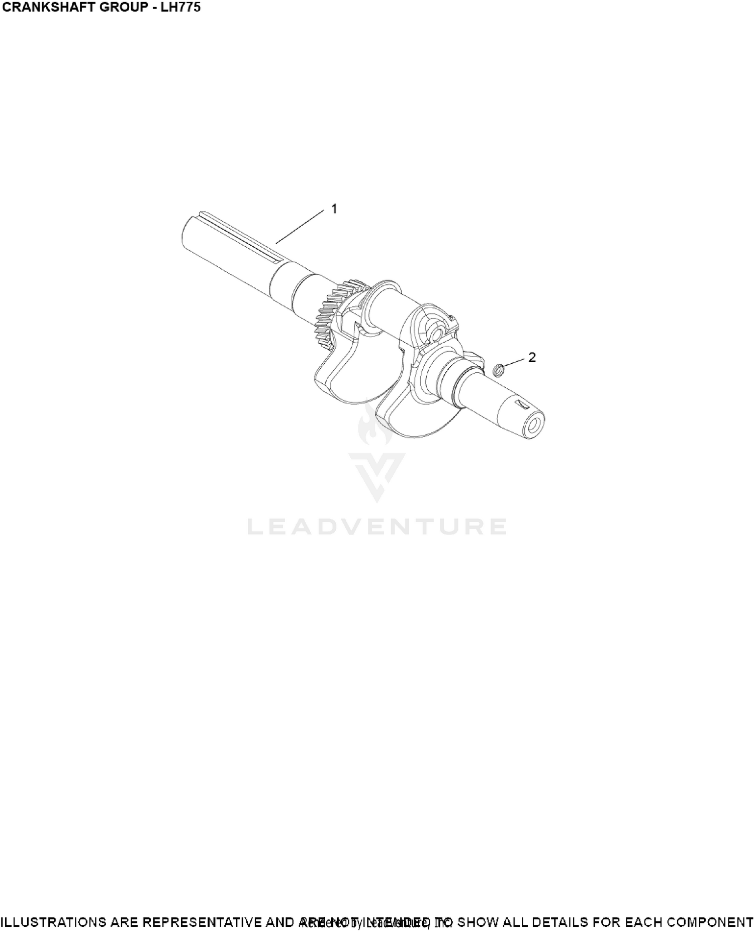 LH775-0020 Crankshaft