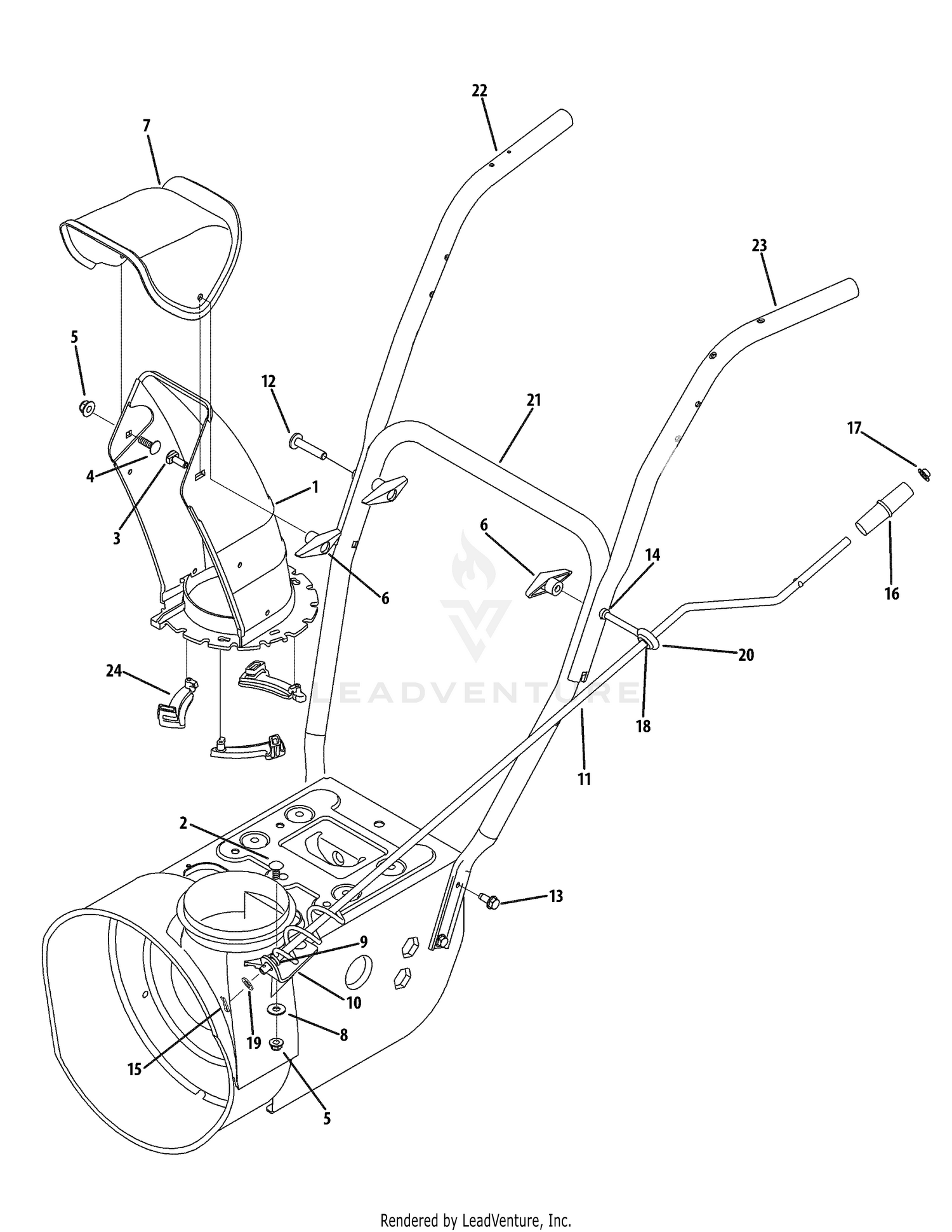 Standard 2 way Chute