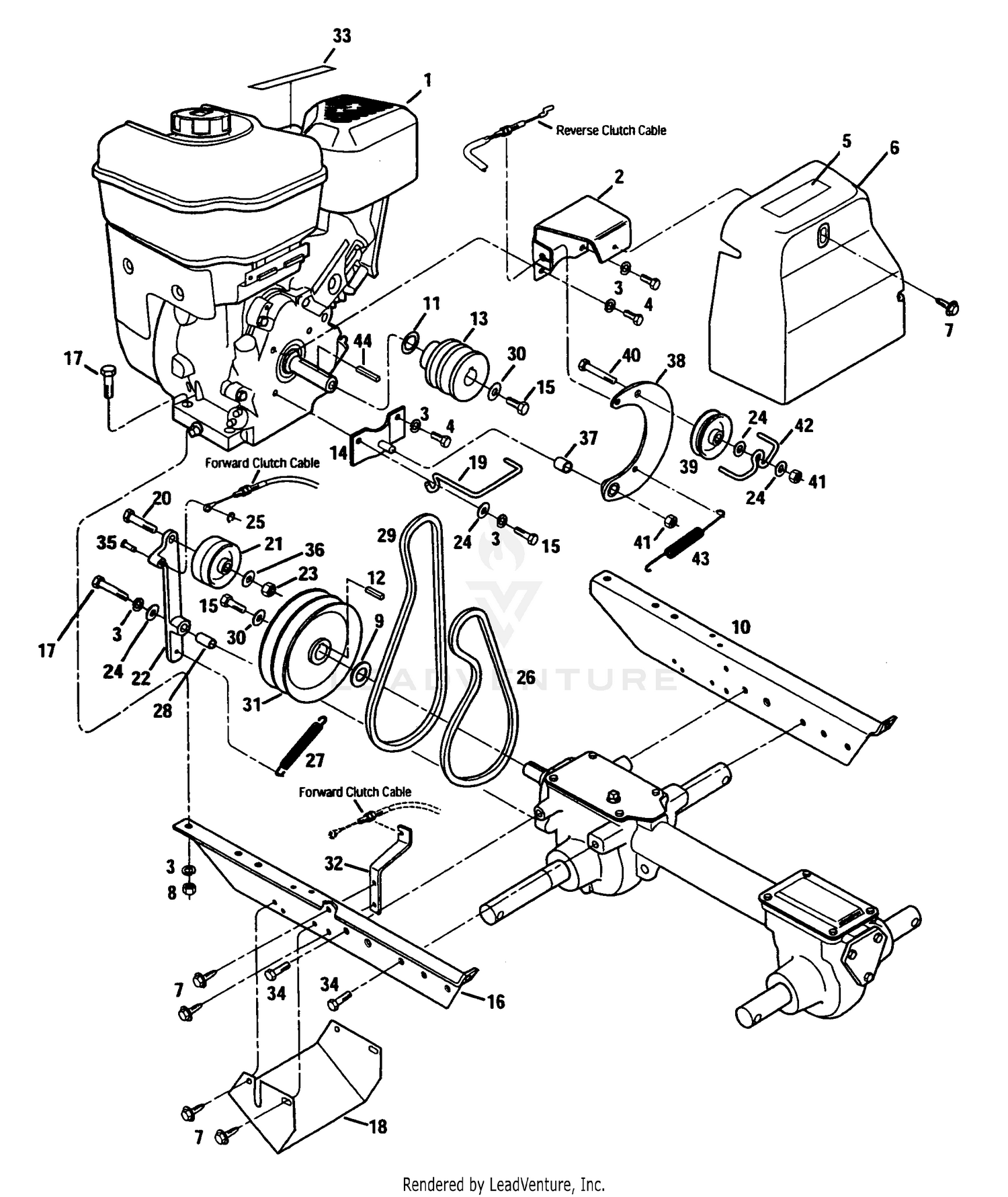 Engine, Engine Brackets & Belt Drive Systems