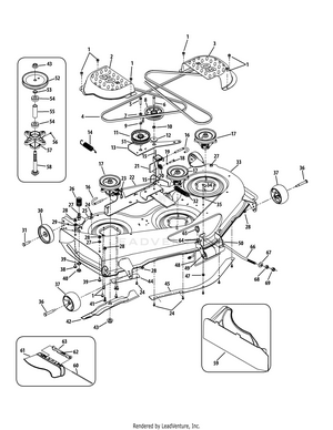 cub cadet 50 inch drive belt
