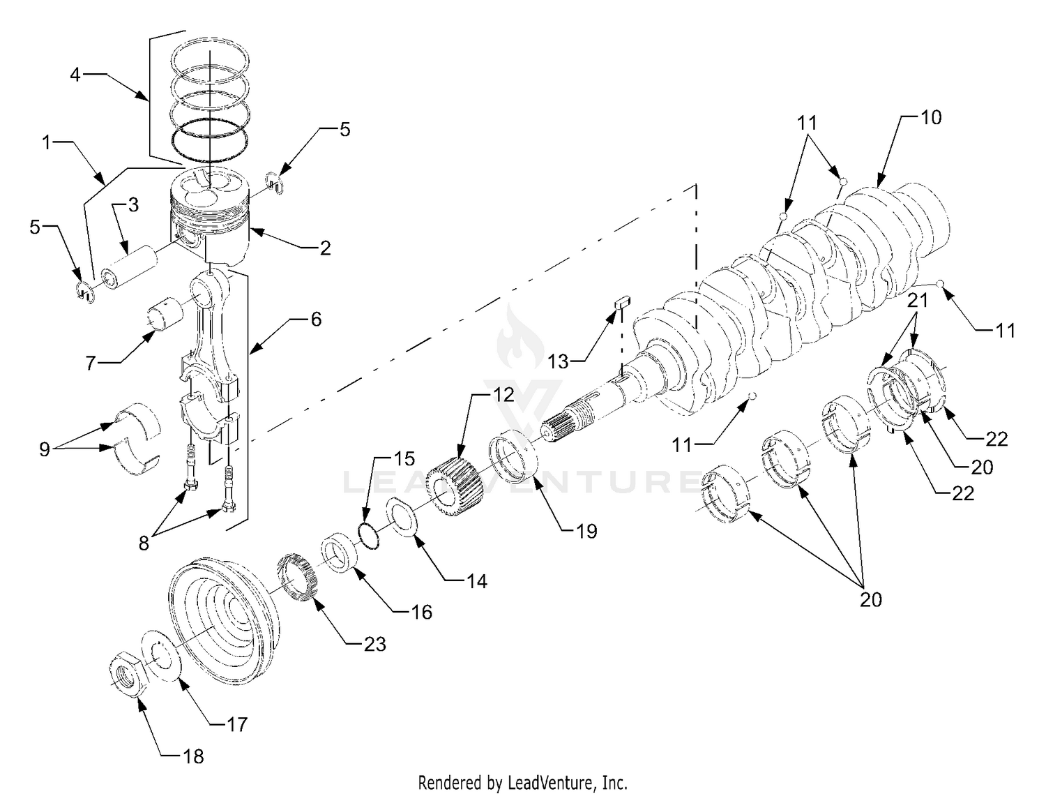 Crankshaft And Piston