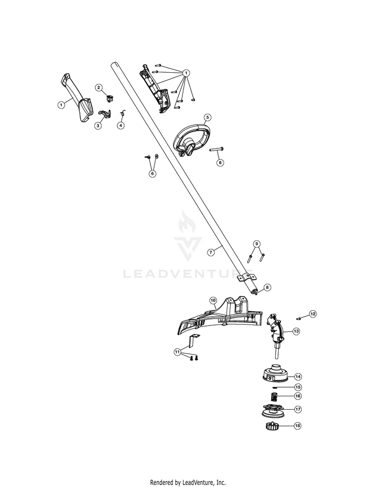 Bolens BL160 41BD160G965 41BD160G965 BL160 Gas String Trimmers