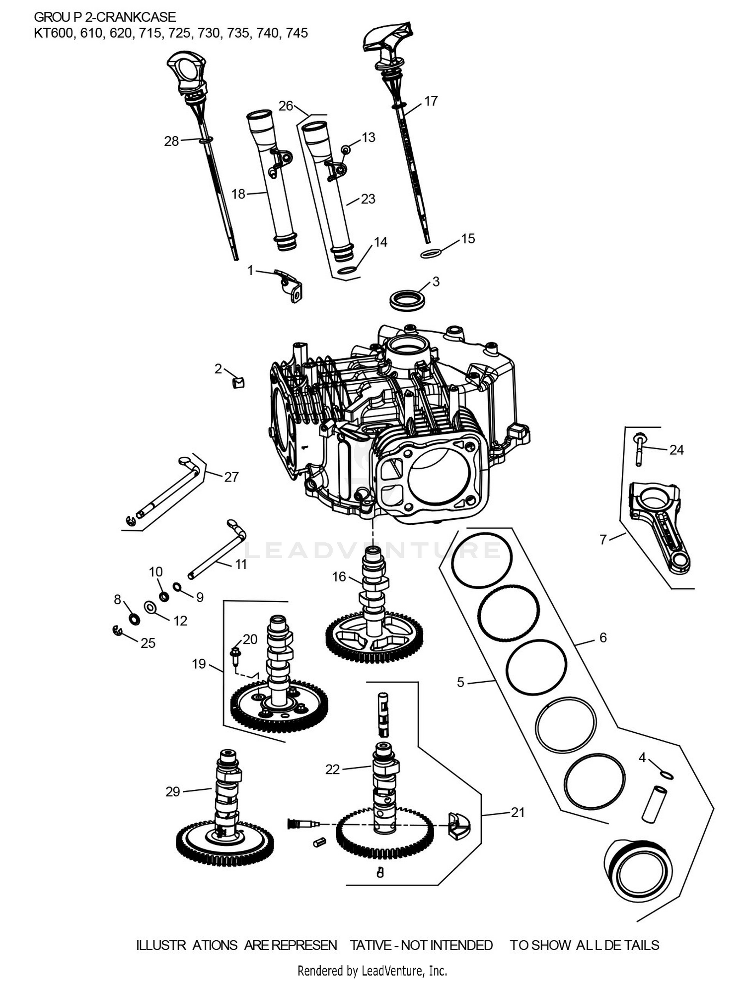 KT745-3100 CrankCase