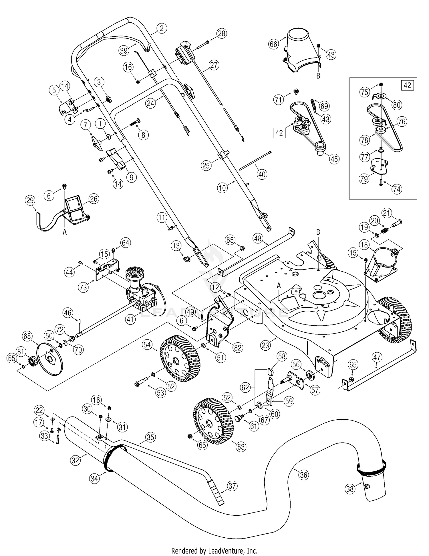 Frame & Handle Assembly